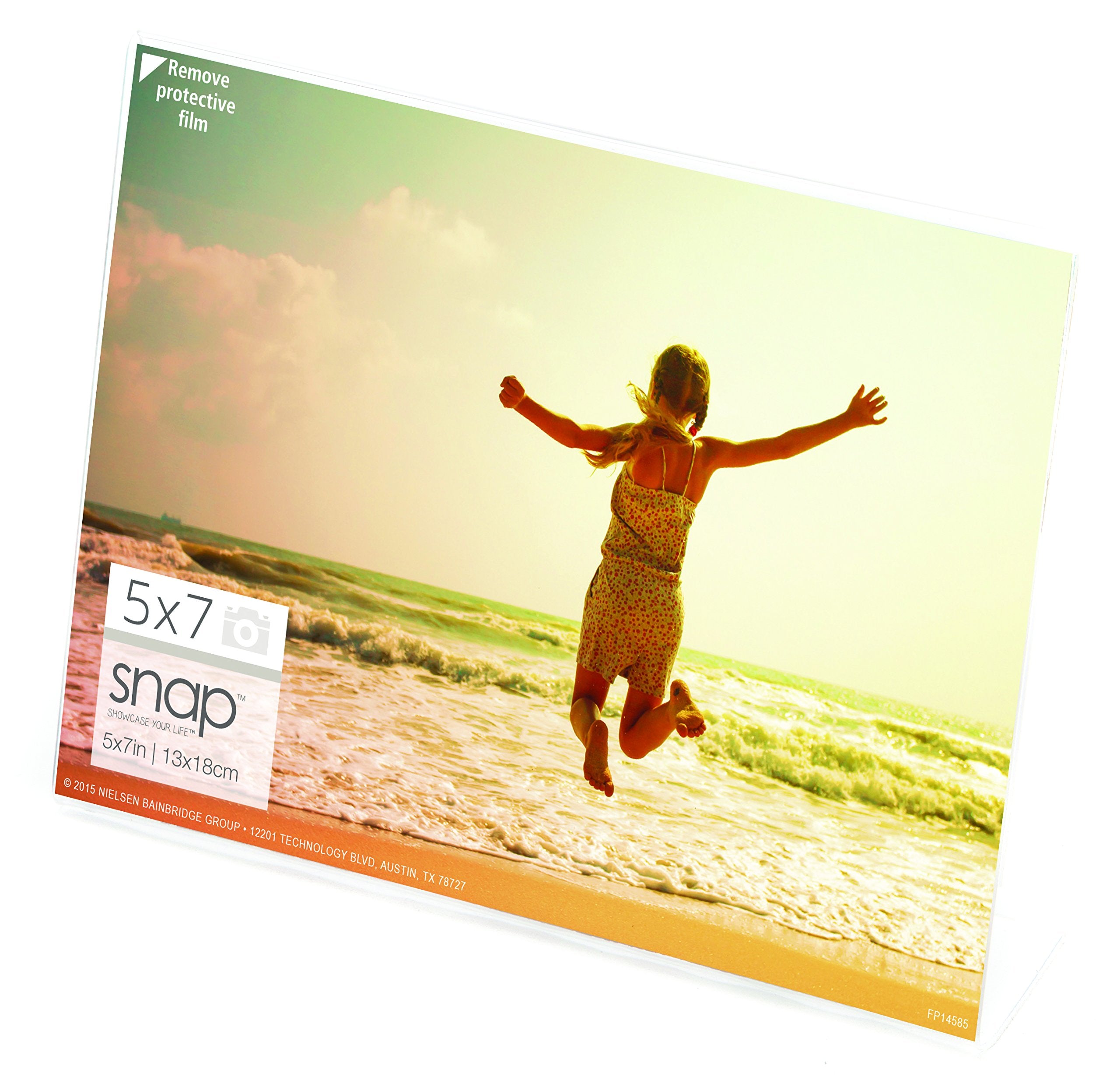 SNAP 7x5 Clear Acrylic Self Standing Frame