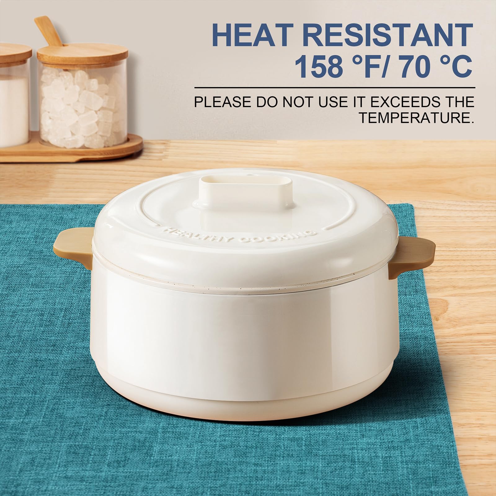 Homing Teal Cloth Easter Placemats Set Of 6 - Cotton Linen Blend Washable Spring Dining Table Mats For Easter, Indoors & Outdoor