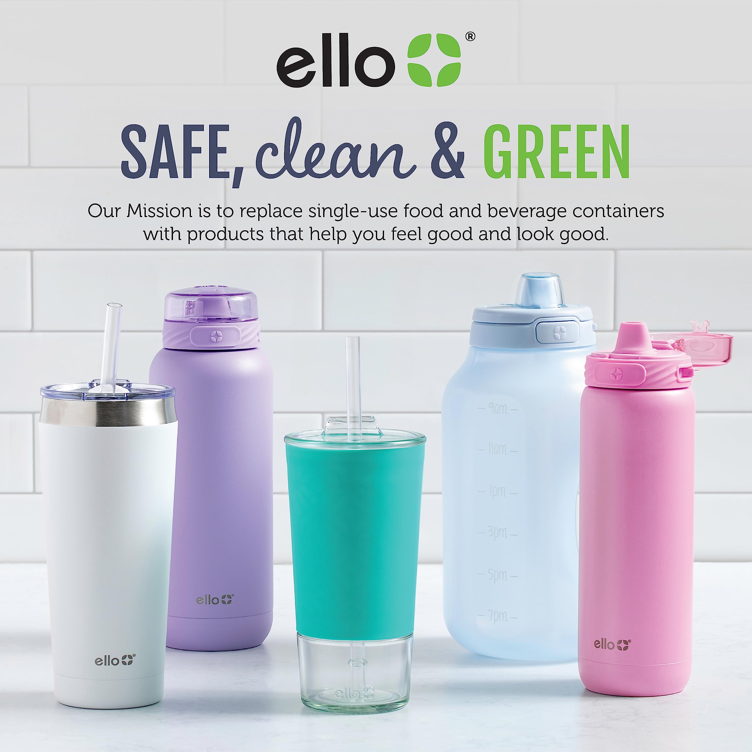 Ello Duraglass Food Storage Glass Lunch Bowl Container - Meal Prep Container With Silicone Sleeve And Airtight Lid, 5 Cup, Cashm