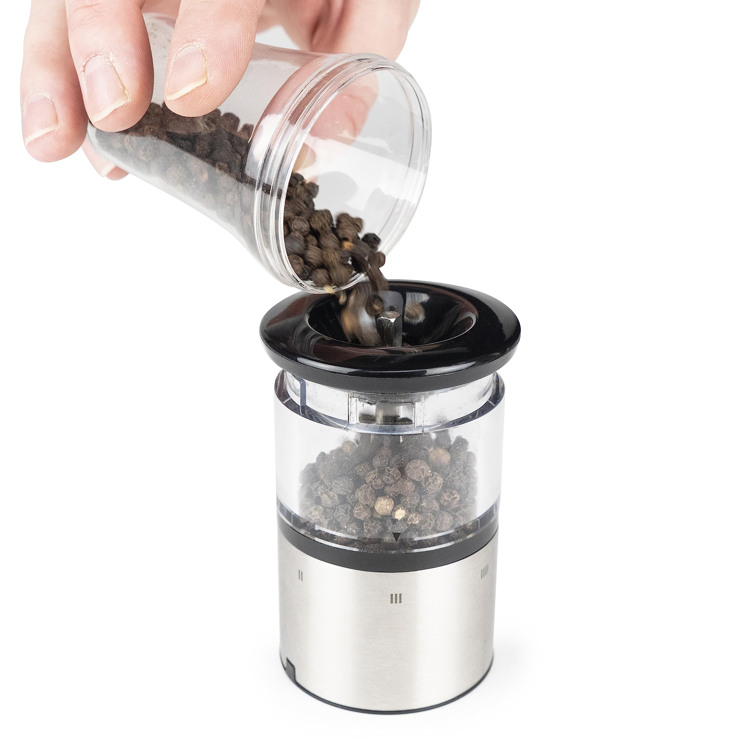 Peugeot Elis Sense U-Select Set Salt & Pepper Mill  Large  brushed nickel