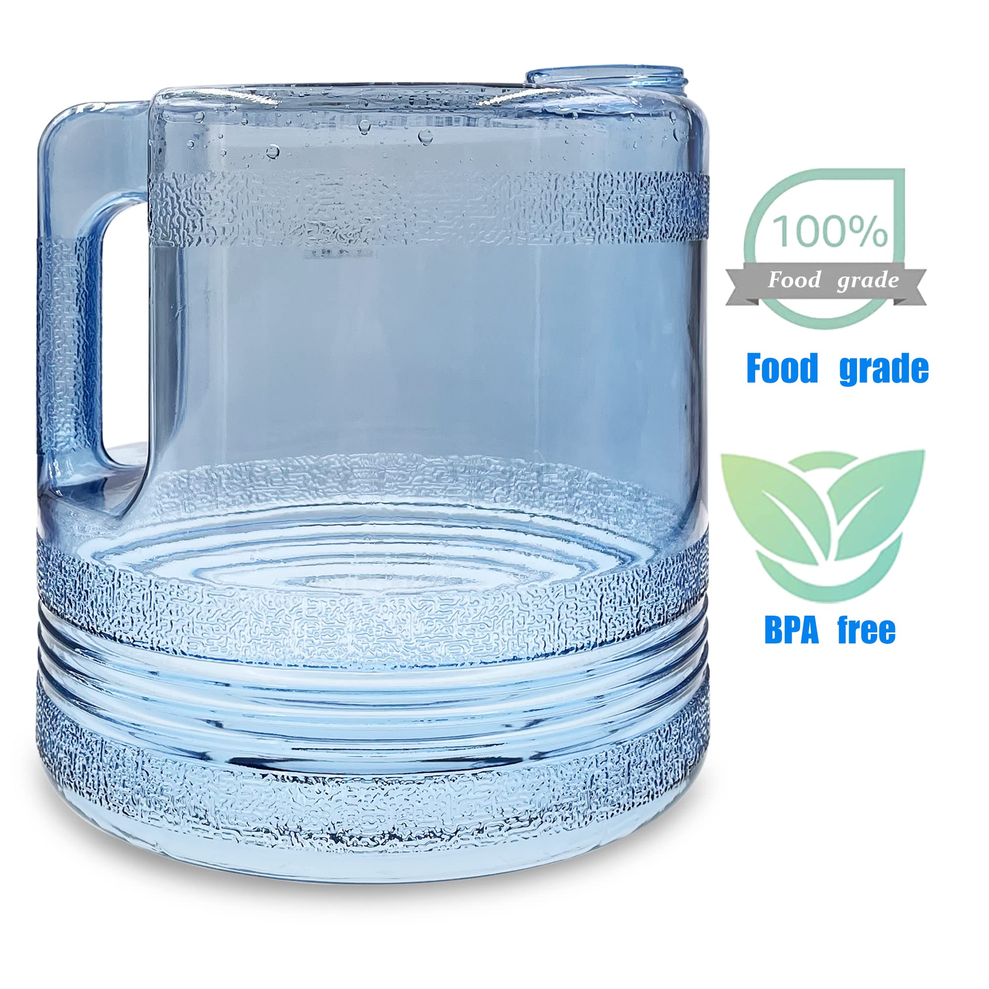 Xcivi 1 Gallon/ 4L Water Container For Distiller, Replacement Collection Bottle, Portable Plastic Gallon Pot Water Canteen, Comp