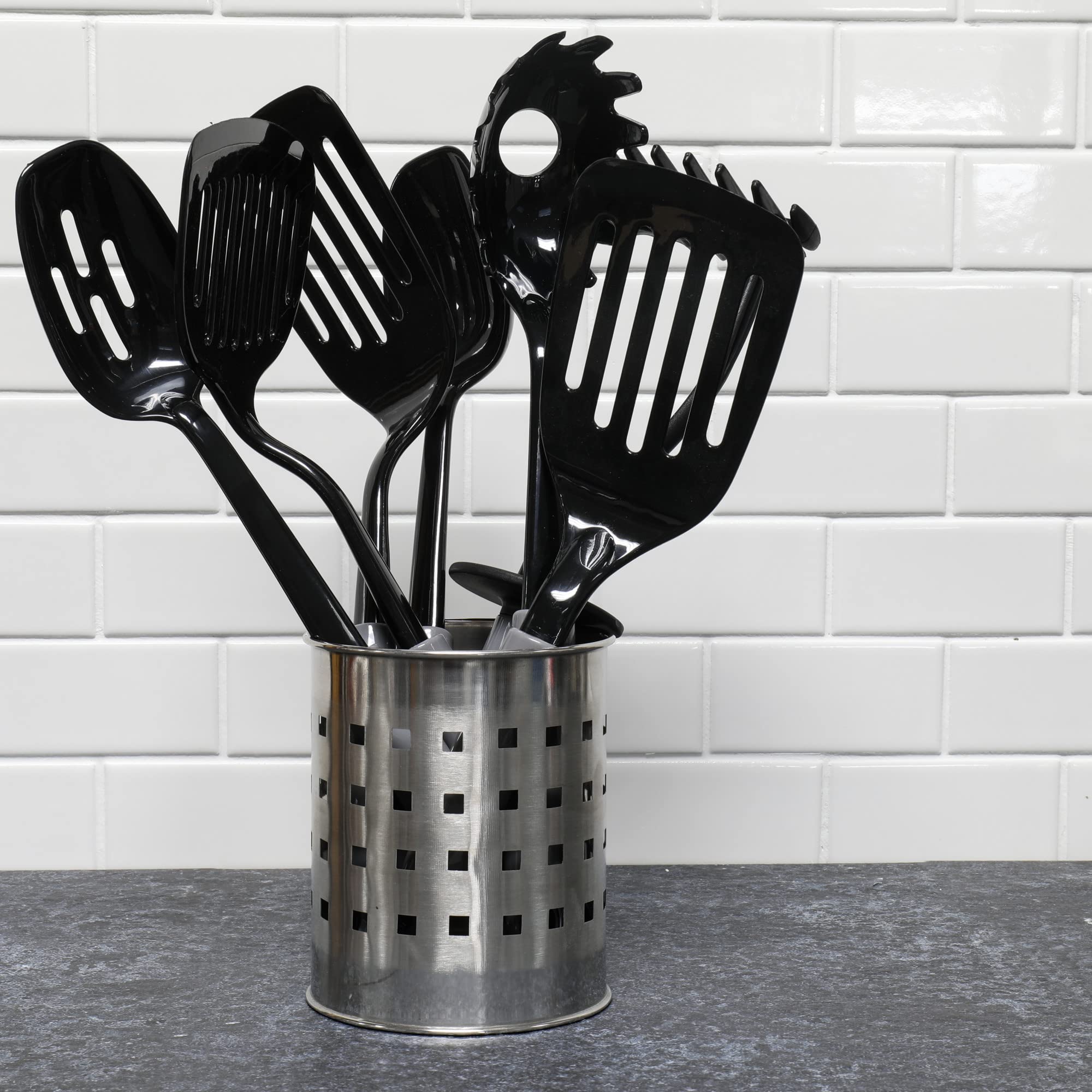 Chef Craft Select Nylon Sturdy Masher, 11.5 Inch, Grey