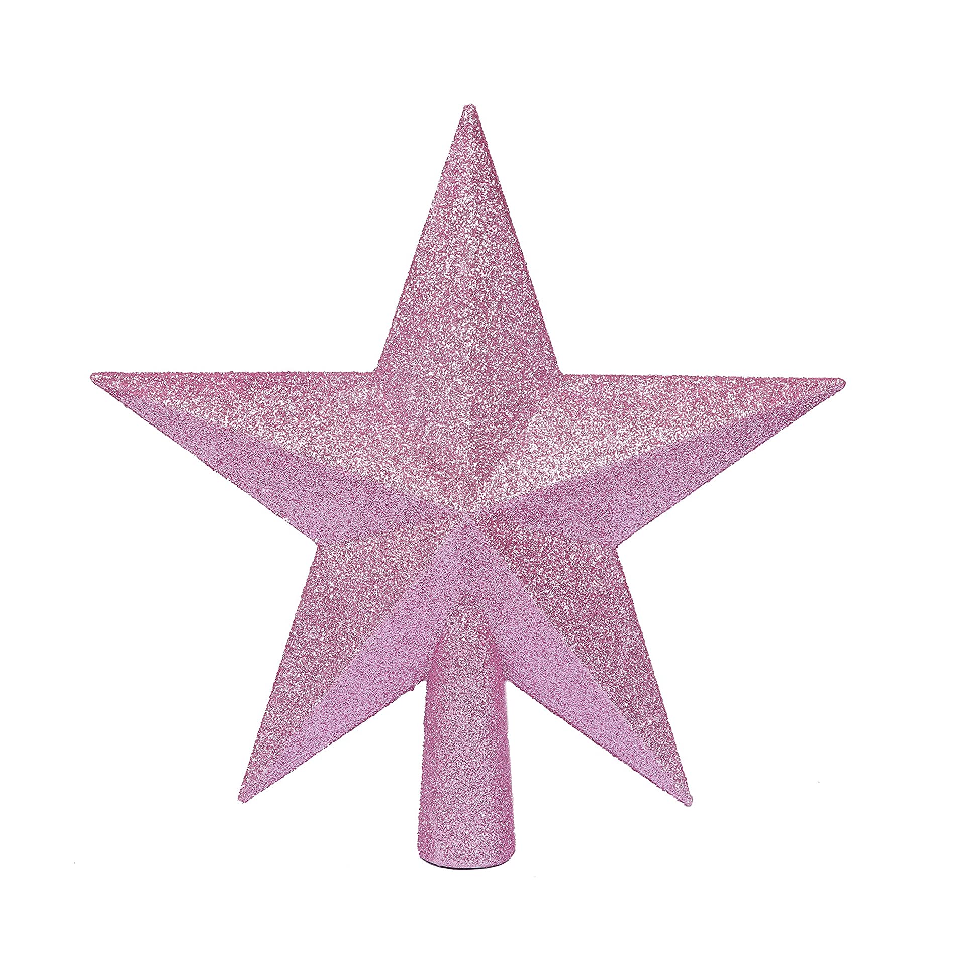YYCRAFT Glitter Star Tree Topper 8 Inch Christmas Decoration-8,Pink
