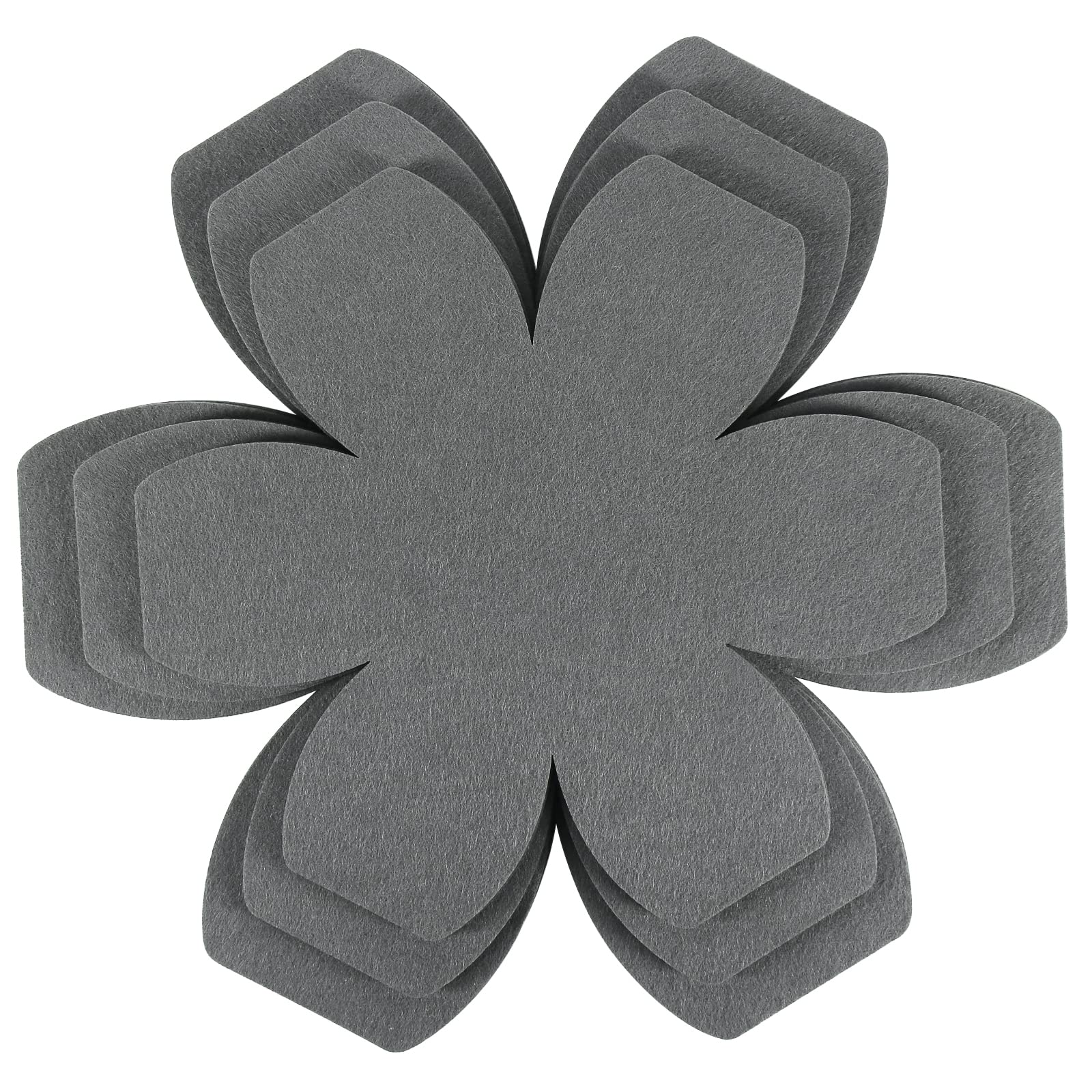 Bykitchen Pan Pot Protectors, Set Of 12 And 3 Different Sizes, Larger & Thicker Felt Pot Pan Separators, Gray Pan Dividers Prote