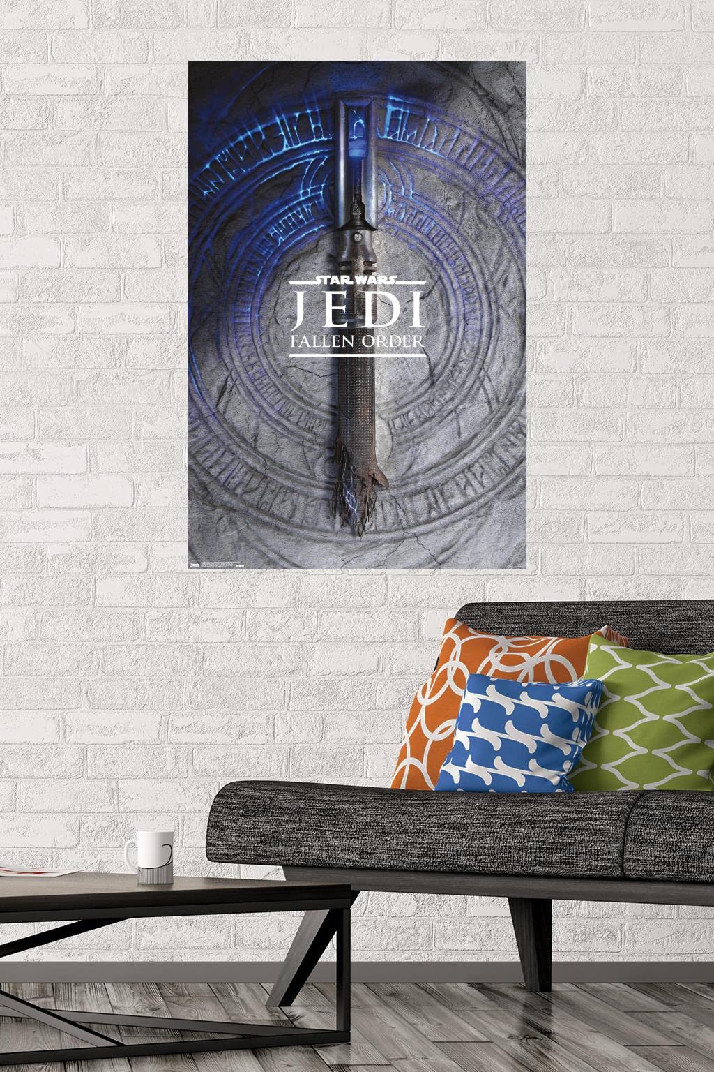 Trends International Star Wars: Jedi Fallen Order - Broken Handle Key Art Wall Poster, 22.375'' X 34'', Premium Unframed Version