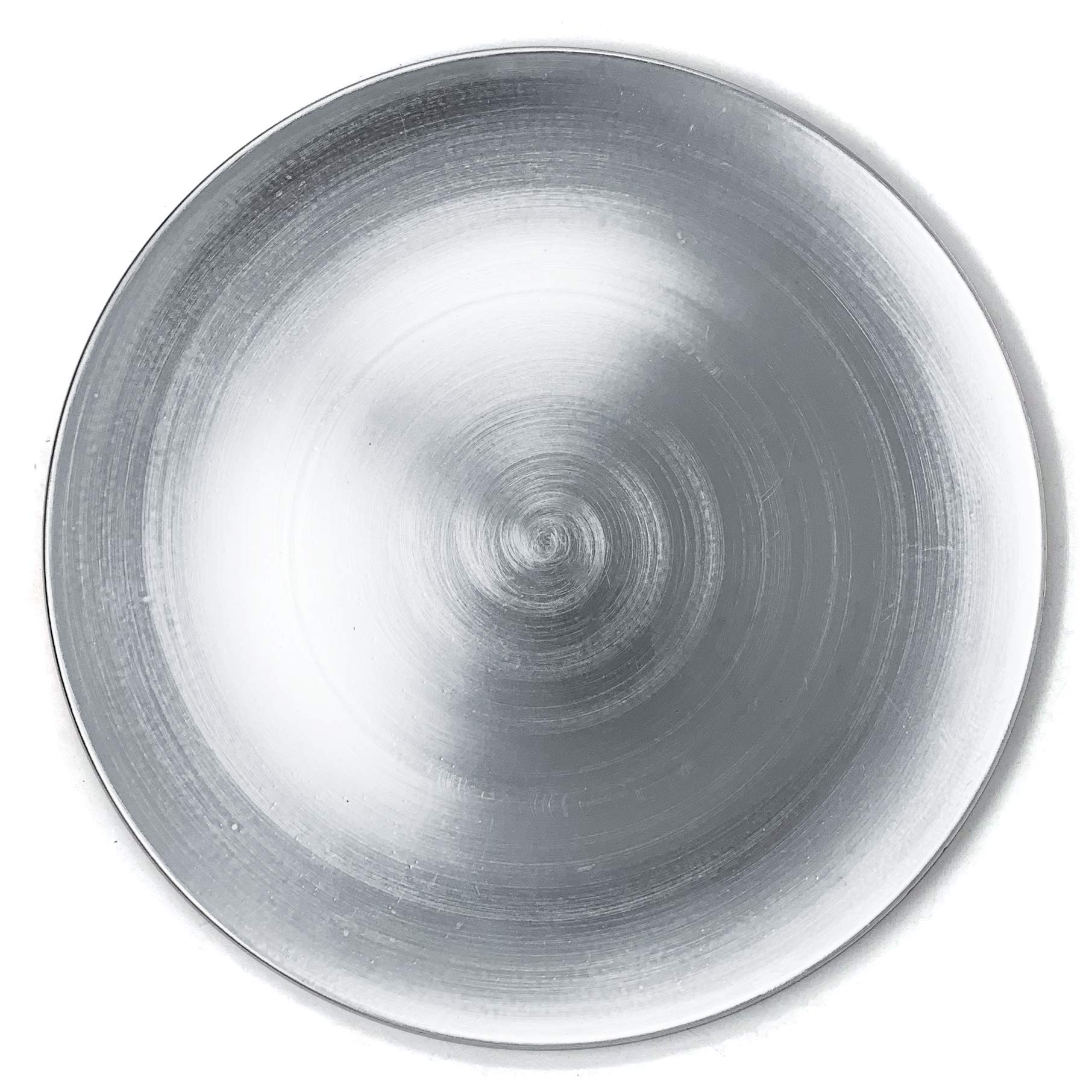 Allgala 13-Inch 6-Pack Heavy Quality Round Charger Plates-Brushed Silver-Hd80322
