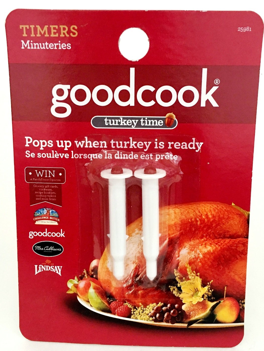 GoodCook Turkey Roasting Bundle: Pop Up Timer, Lacers & Tip Sheet for Holiday Baking