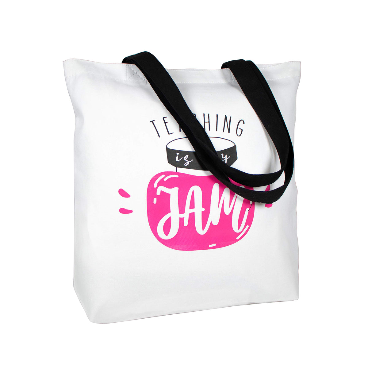 Elegantpark Teacher Appreciation Gift Teacher Gifts Canvas Teacher Bag And Tote With Pocket 100% Cotton Teacher Tote Bag White S