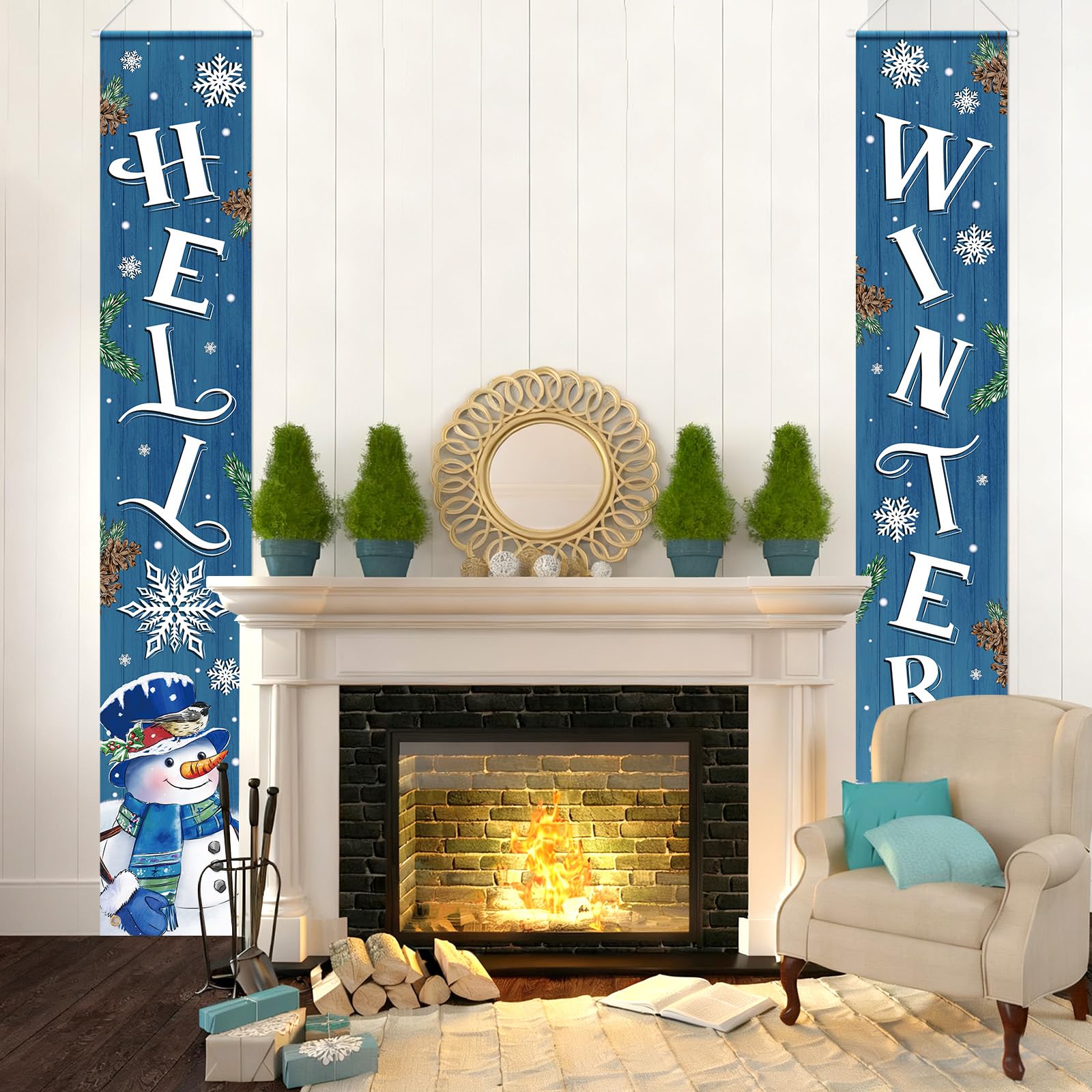 Hooqict Western Porch Banner Cowboy Birthday Party Door Decorations Welcome Sign Cowboy Party Banner Backdrop Wild West Hanging