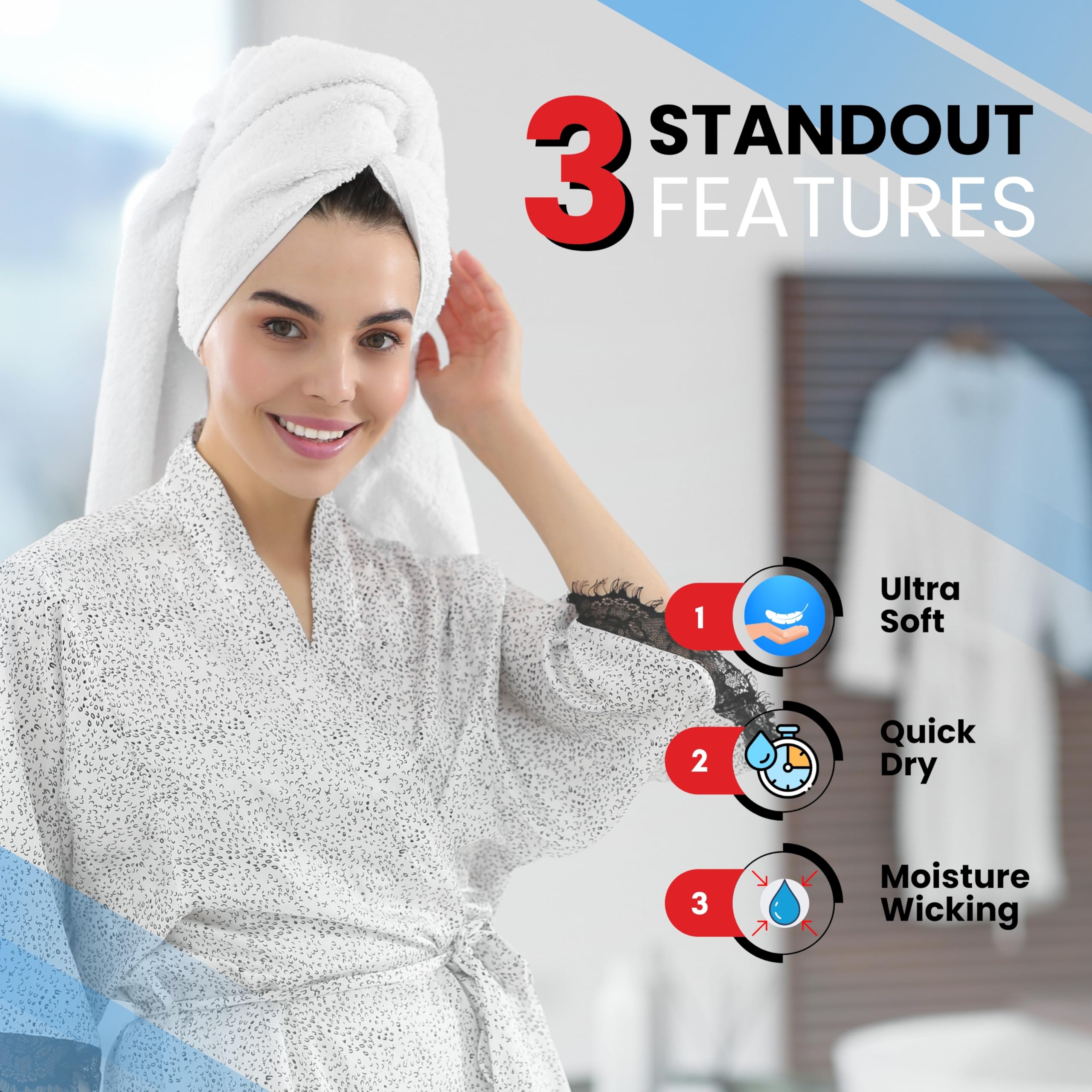 Infinitee Xclusives 100% Cotton Luxury Bath Towels Set Of 2 (27X54 Inches), Soft, Absorbent, Quick Dry, Perfect Towels For Bathr