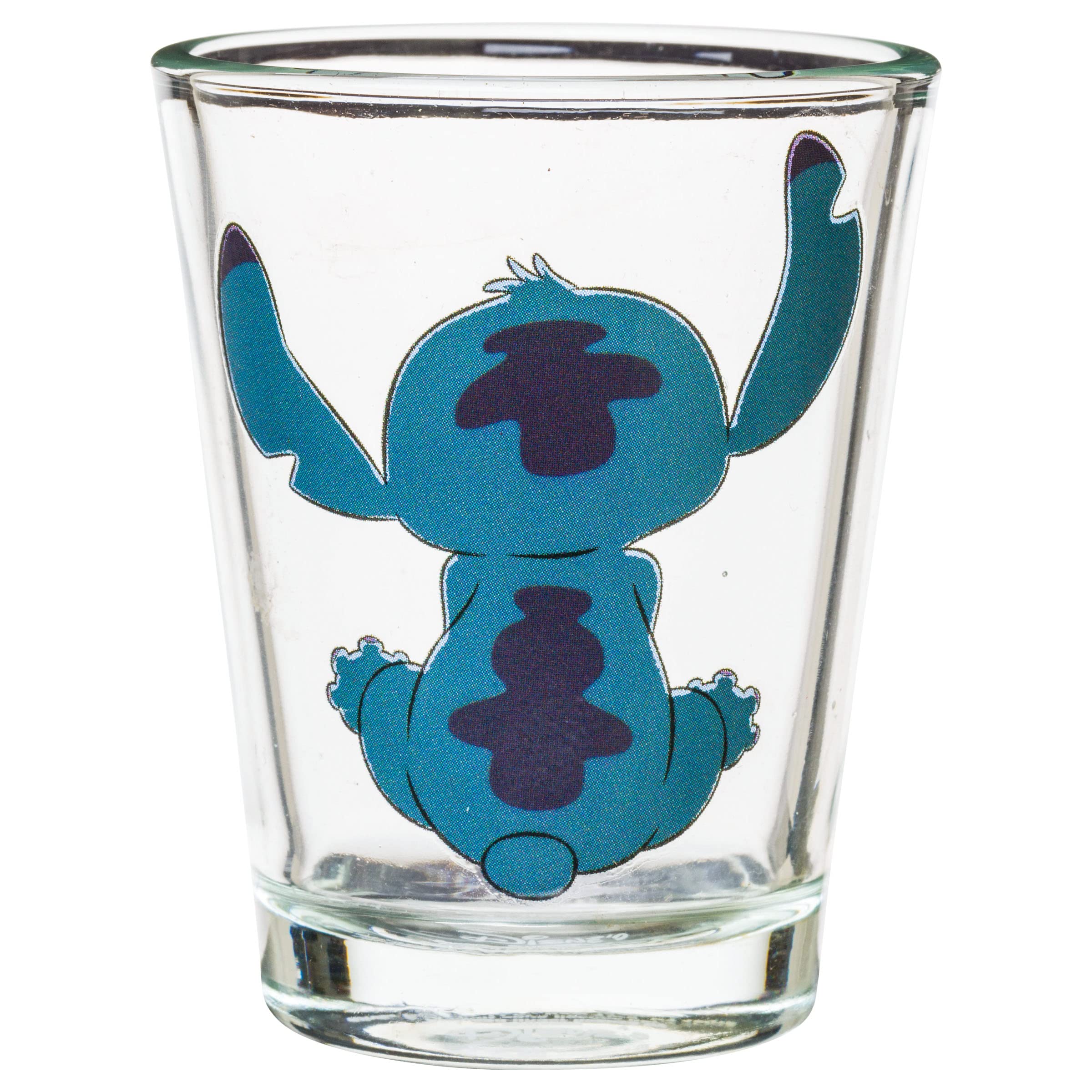 Silver Buffalo Disney Lilo And Stitch Cute Poses 4 Pack Mini Glasses, 1.5 Ounces