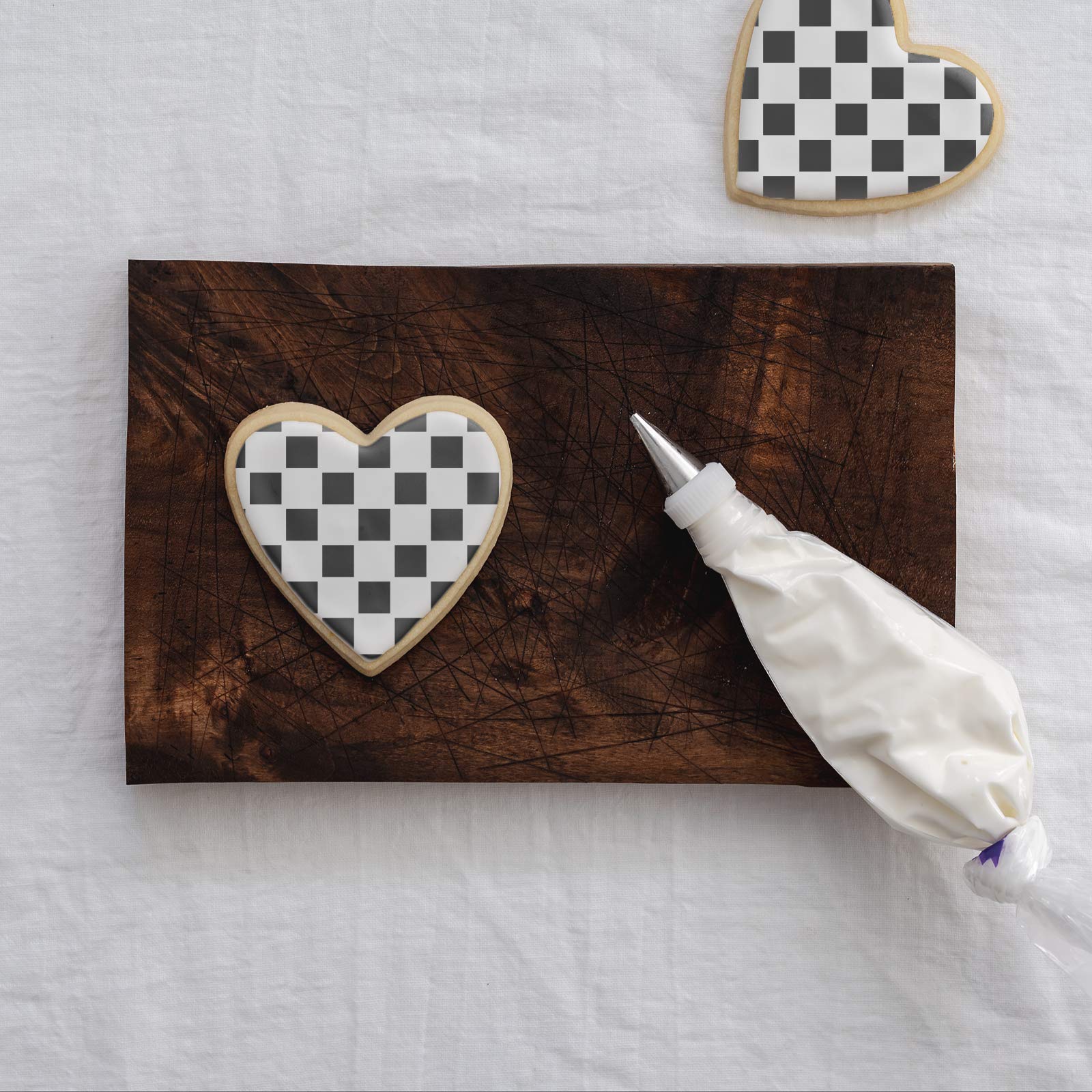 Checker Cookie Stencil - Cookie Stencil, Cookie Art Stencil, Checker Stencil, Cooking Stencil, Decorating Stencil