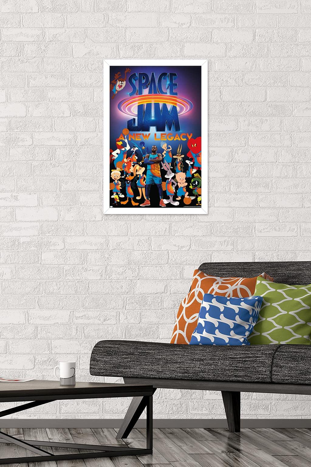 Trends International Space Jam: A New Legacy - Team Wall Poster, 14.725'' X 22.375'', White Framed Version