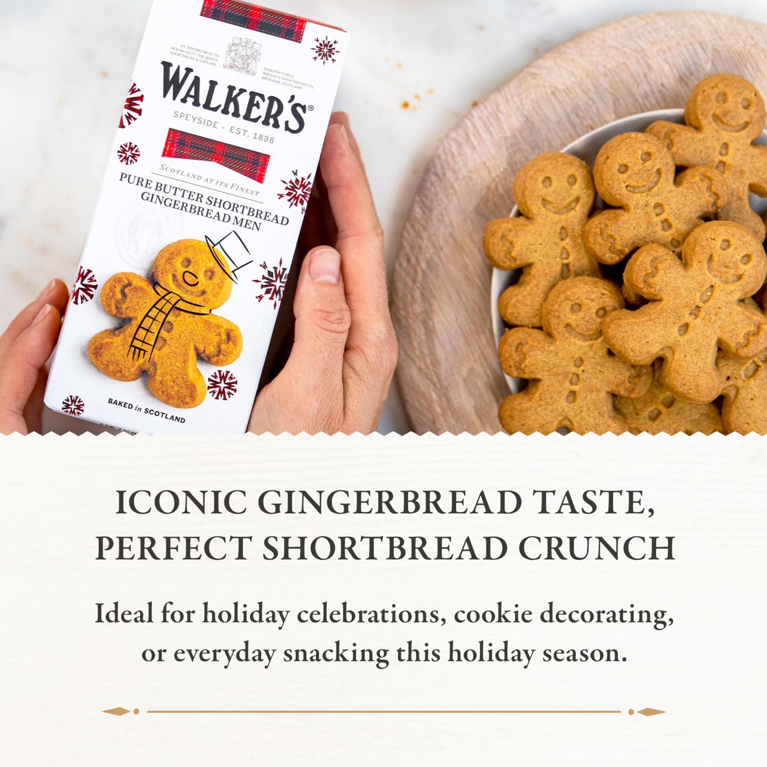 Walkers Shortbread - Cookie Shortbread Gngrbrd Men - Case Of 12 - 4.4 Oz