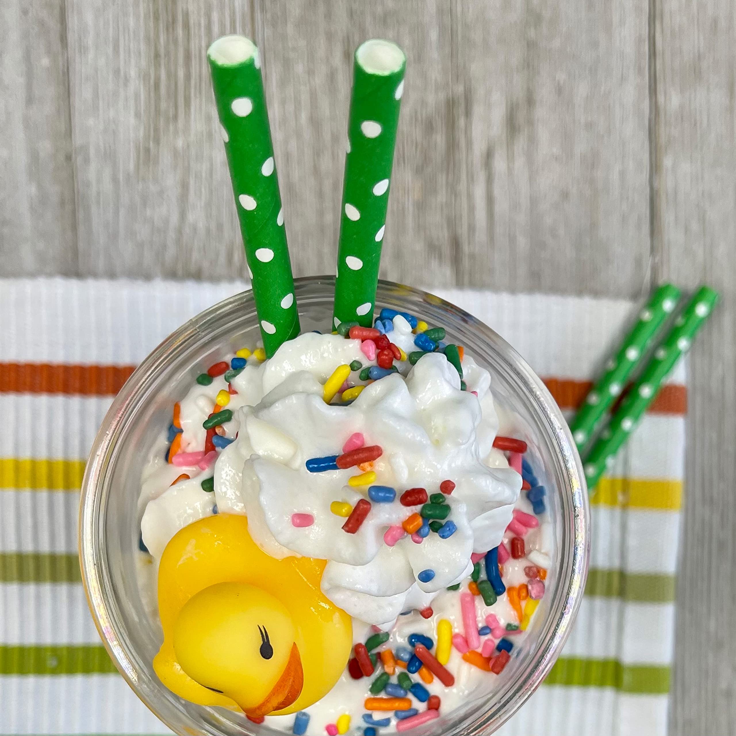 Green And White Paper Straws - Stripe Chevron Polka Dot - Birthday Christmas St Patrick'S Day Supply - 100 Pack Outside The Box