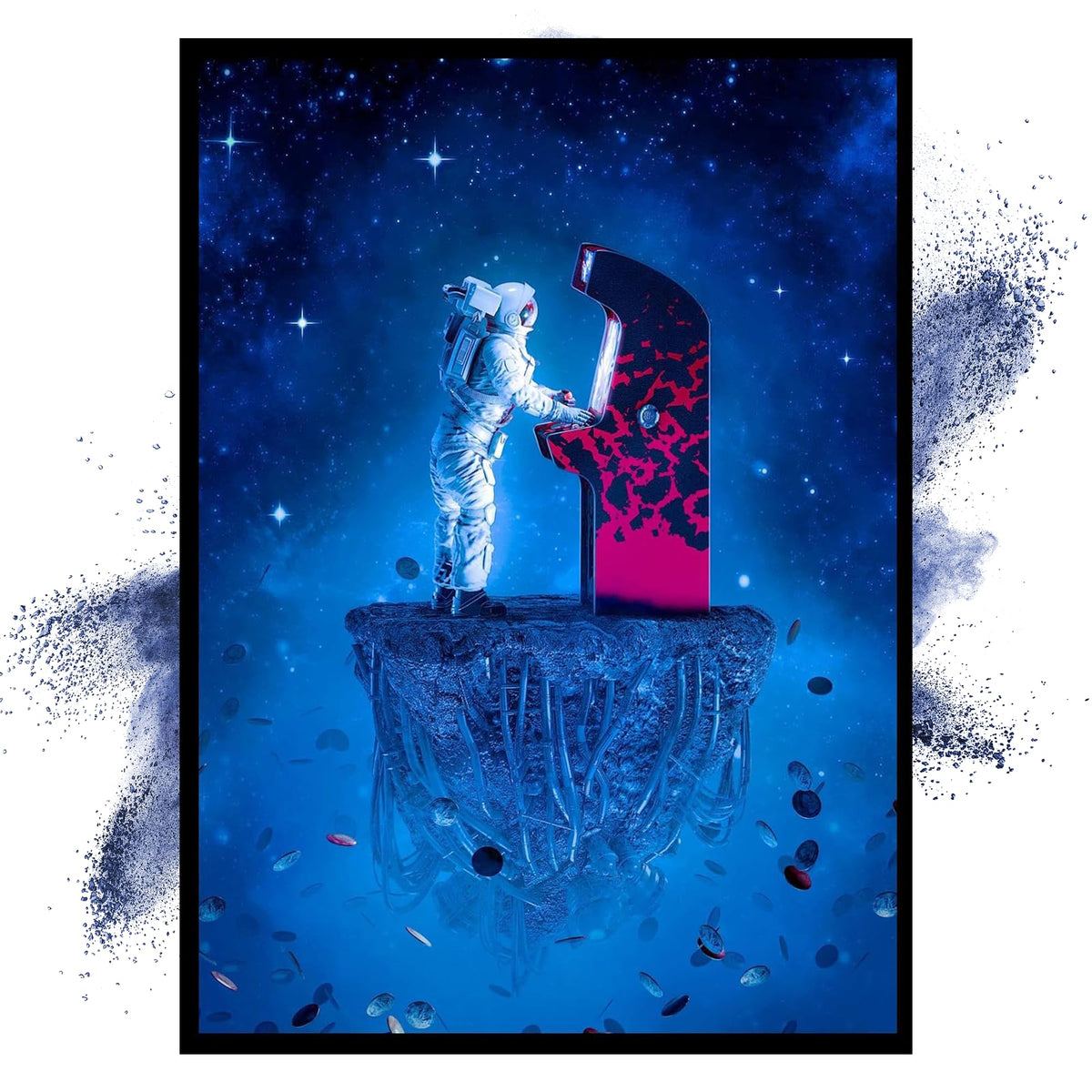 Insire Gaming Posters, Wall Art, Astronaut Poster, Poster For Wall, Gaming - Unframed (11X14)