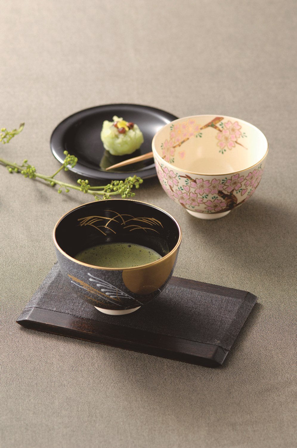 Yamaki Ikai M1702, Japanese Matcha Bowl Mino Ware Kaneta Tenmaishi Chawan, Made In Japan