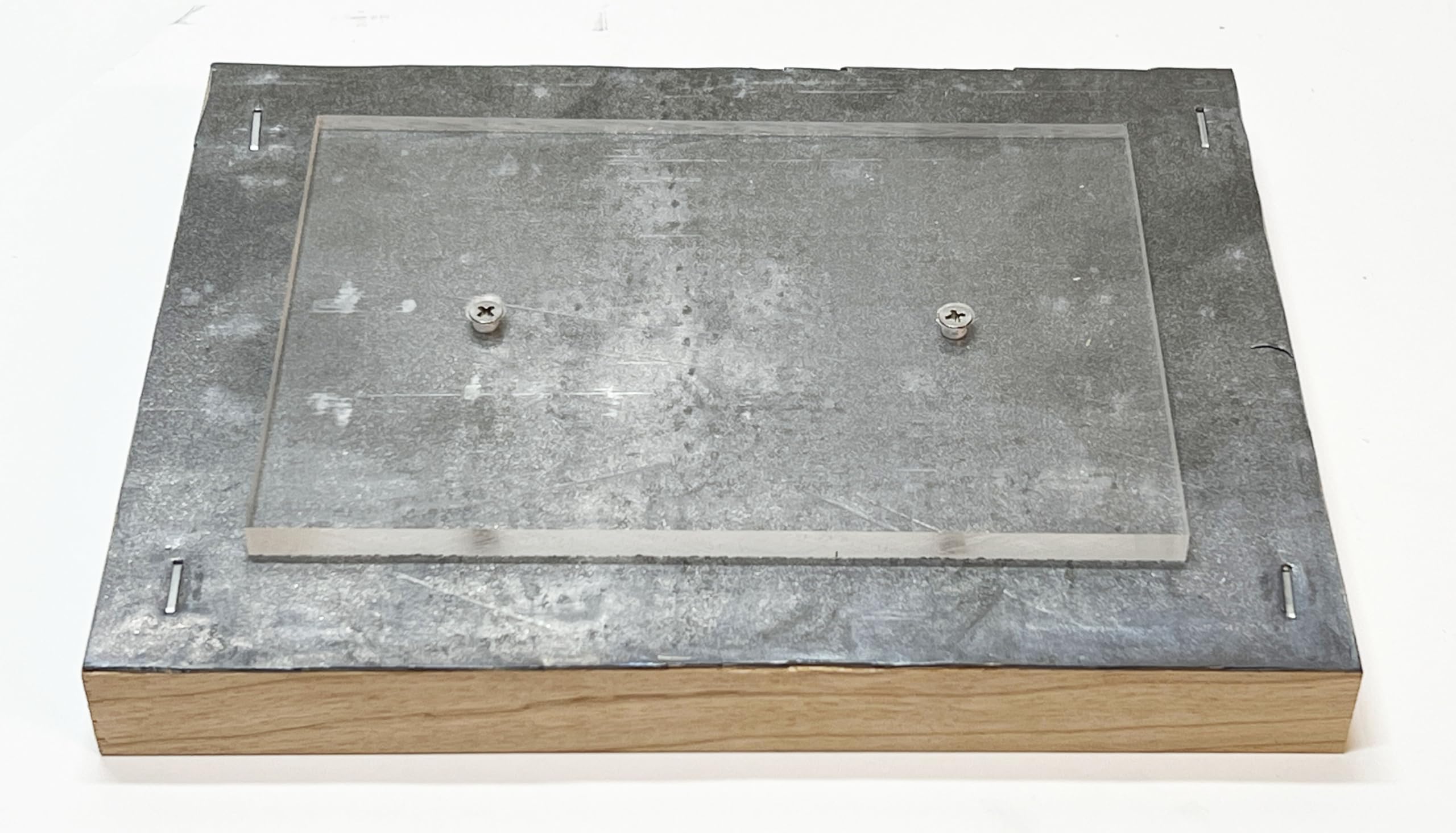 Images SI Inc. Lead-Lined Wood Storage Box - 1/32 (.032) Thick Lead Interior - Radiation Shielding Container for Radioactive Mat