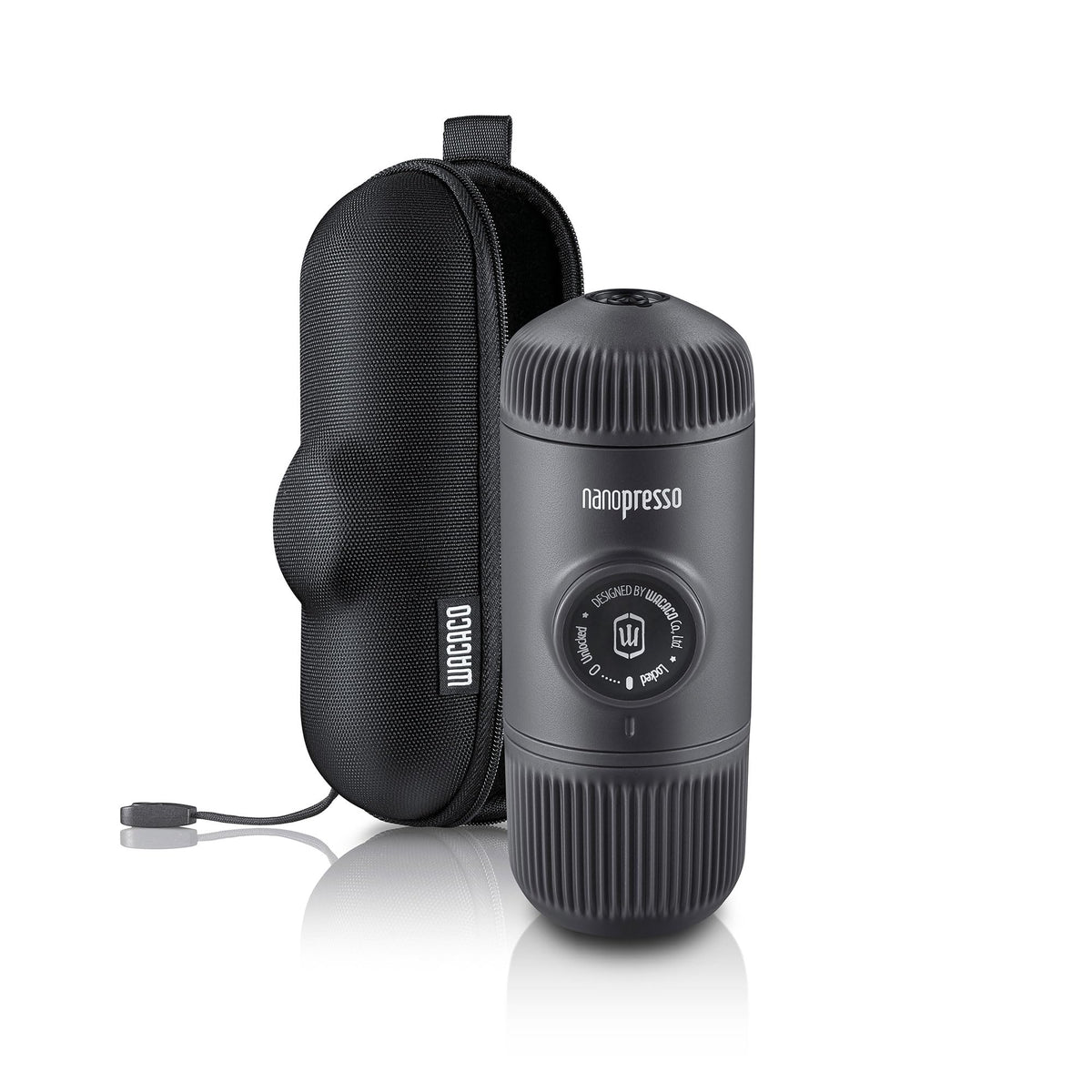 Wacaco Nanopresso Portable Espresso Maker Bundled With Protective Case, Upgrade Version Of Minipresso, Mini Travel Coffee Machin