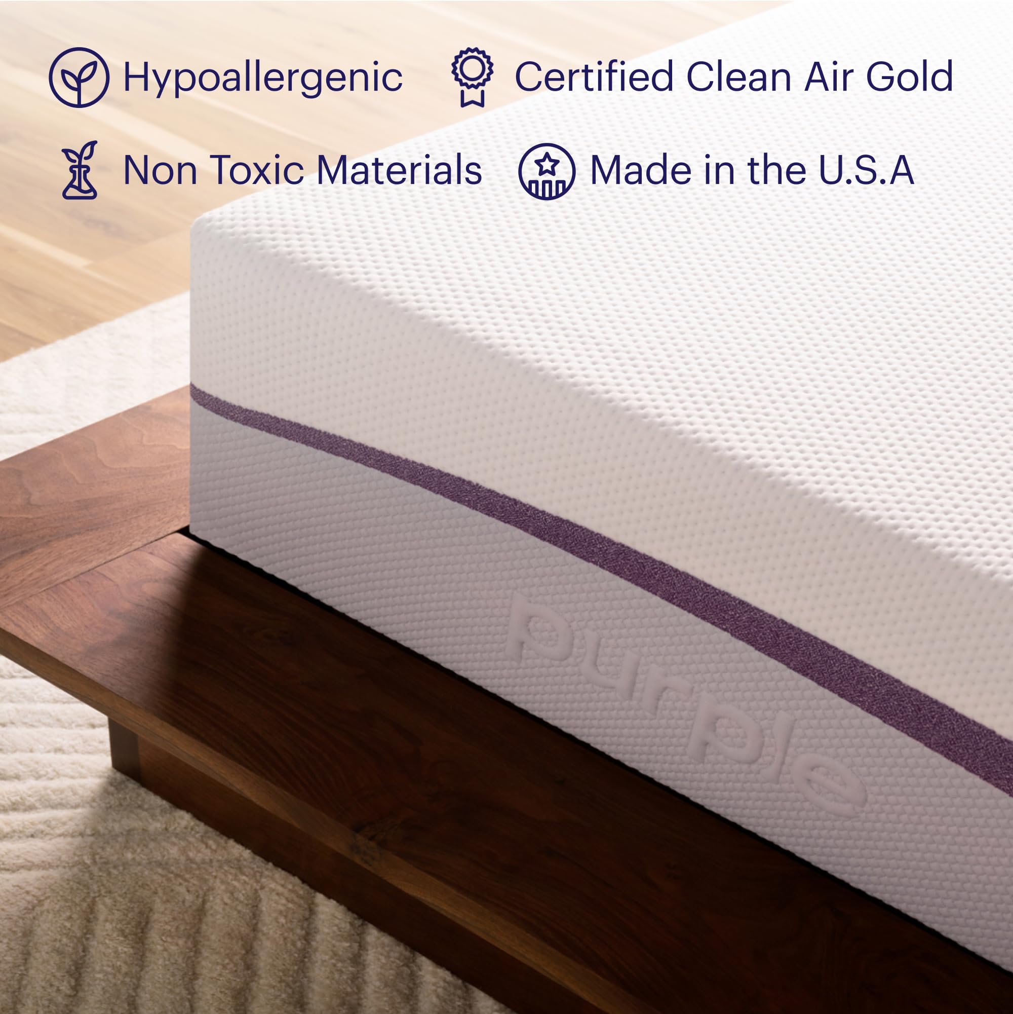 Purple Plus Twin Xl Mattress - 11'' Gelflex Grid, Premium Comfort Foam, Better Than Memory Foam, Temperature Neutral, Responsive