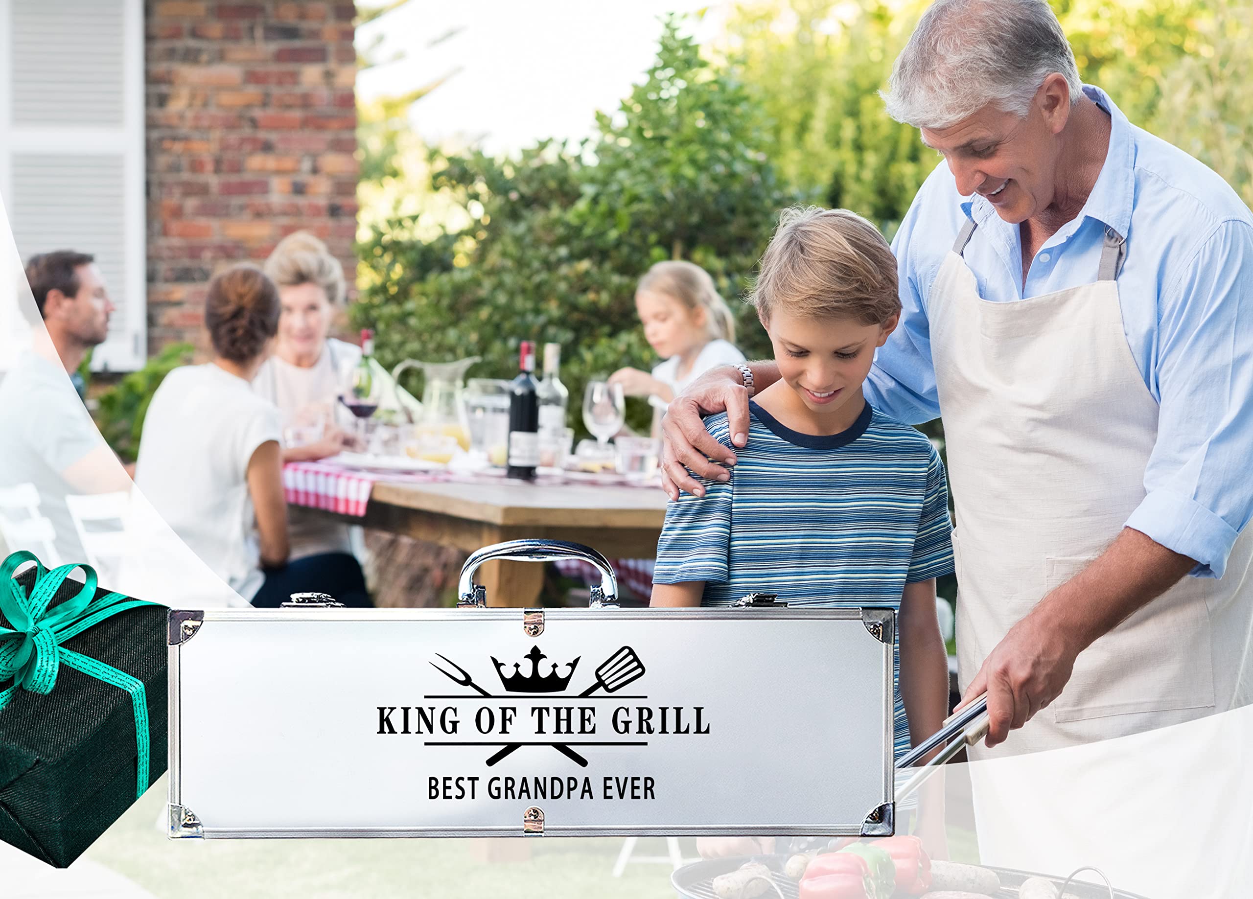 Bonsai Tree Grandpa Gifts, Birthday Gifts For Grandfather From Grandkids, Best Grandpa Ever Present For Fathers Day- Cool Grilli