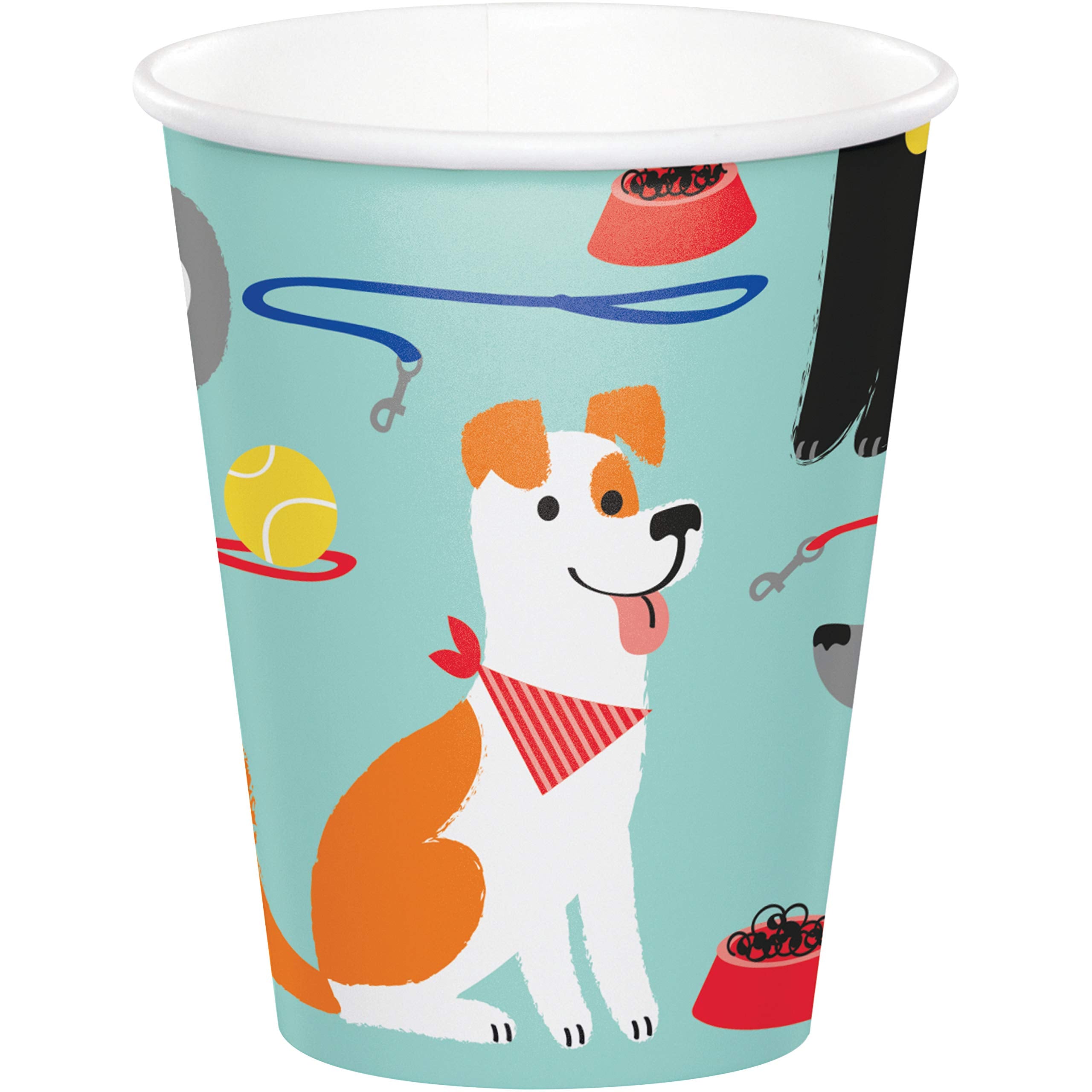 Creative Converting Dog Party Cup, 9Oz, Multicolor