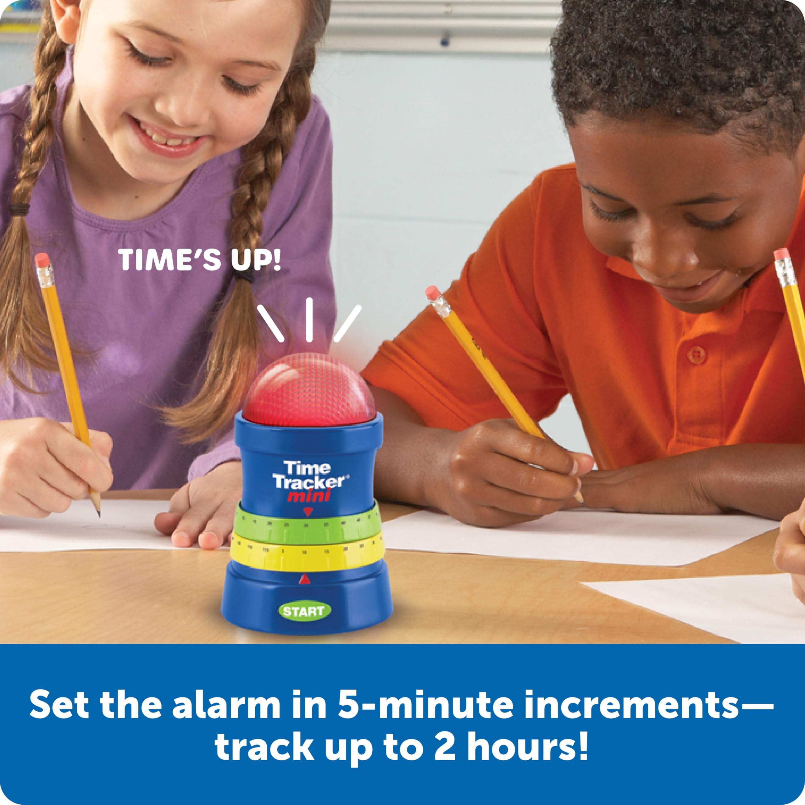 Learning Resources Time Tracker Mini Visual Timer  Classroom Timer  Hand Washing Timer  Auditory and Visual Cue  Ages 3+