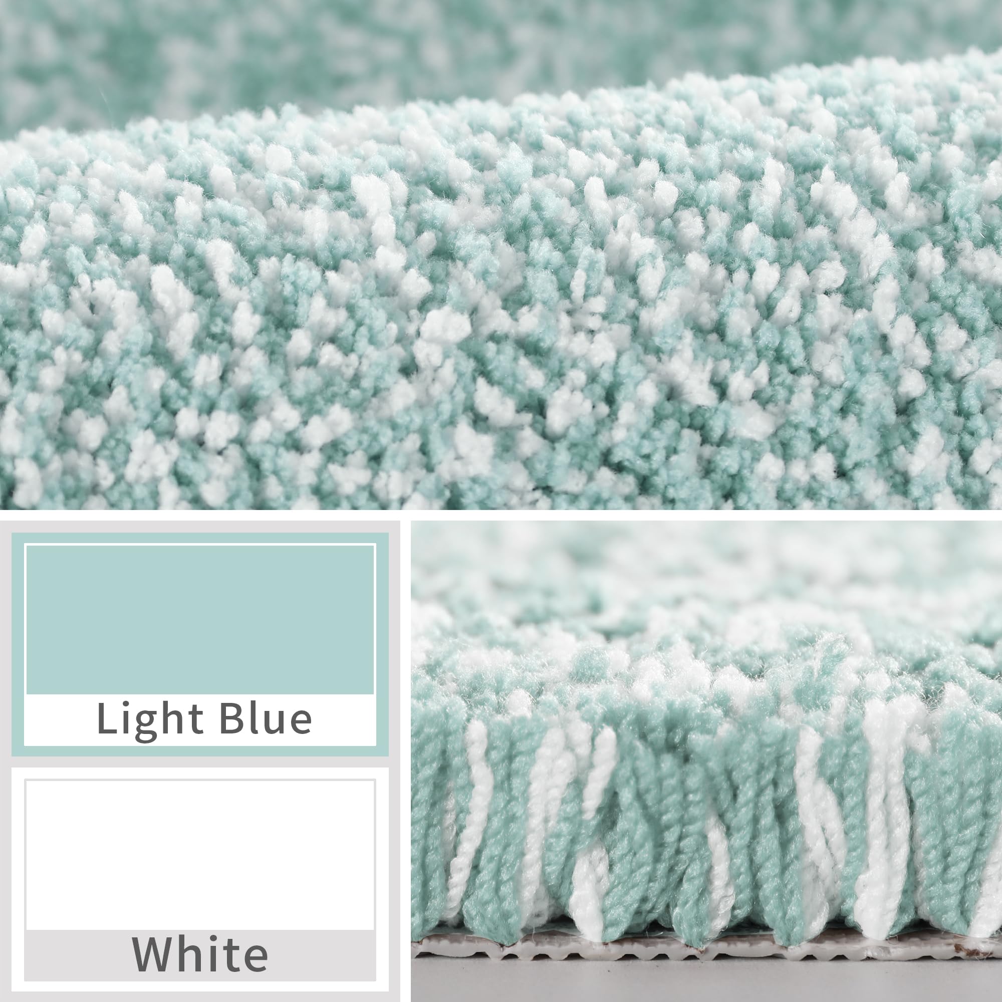 Yimobra Bathroom Rugs Mat, Extra Soft Comfortable Bath Rugs, Non-Slip, Water Absorbent And Thick Bathroom Floor Mats, Machine Wa