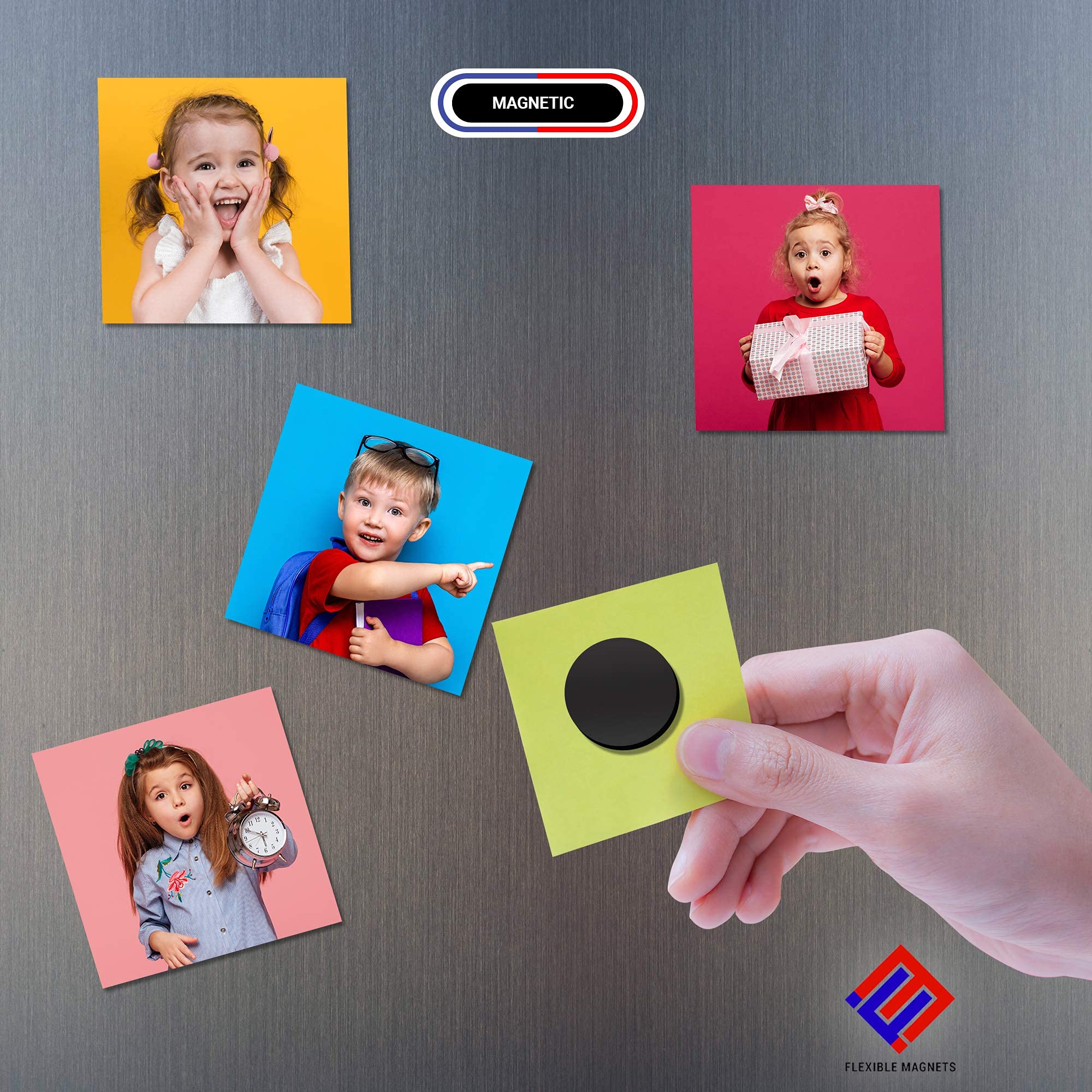 Adhesive Magnetic Discs - Round Magnetic Discs with Adhesive Backing - Magnetic Adhesive Dots Great for Crafts! Magnetic Discs are Great to use at Home  Office  School & More!(1/2 inch  1000 Pieces)
