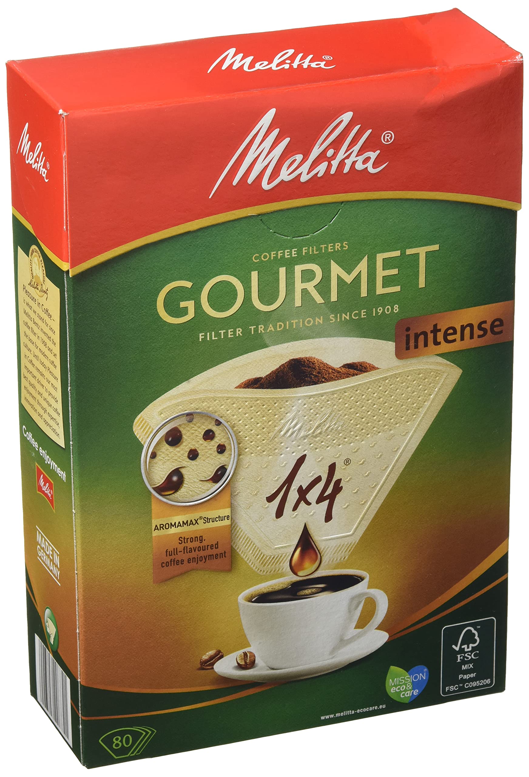 Melitta Pack Of 80 Filter, White