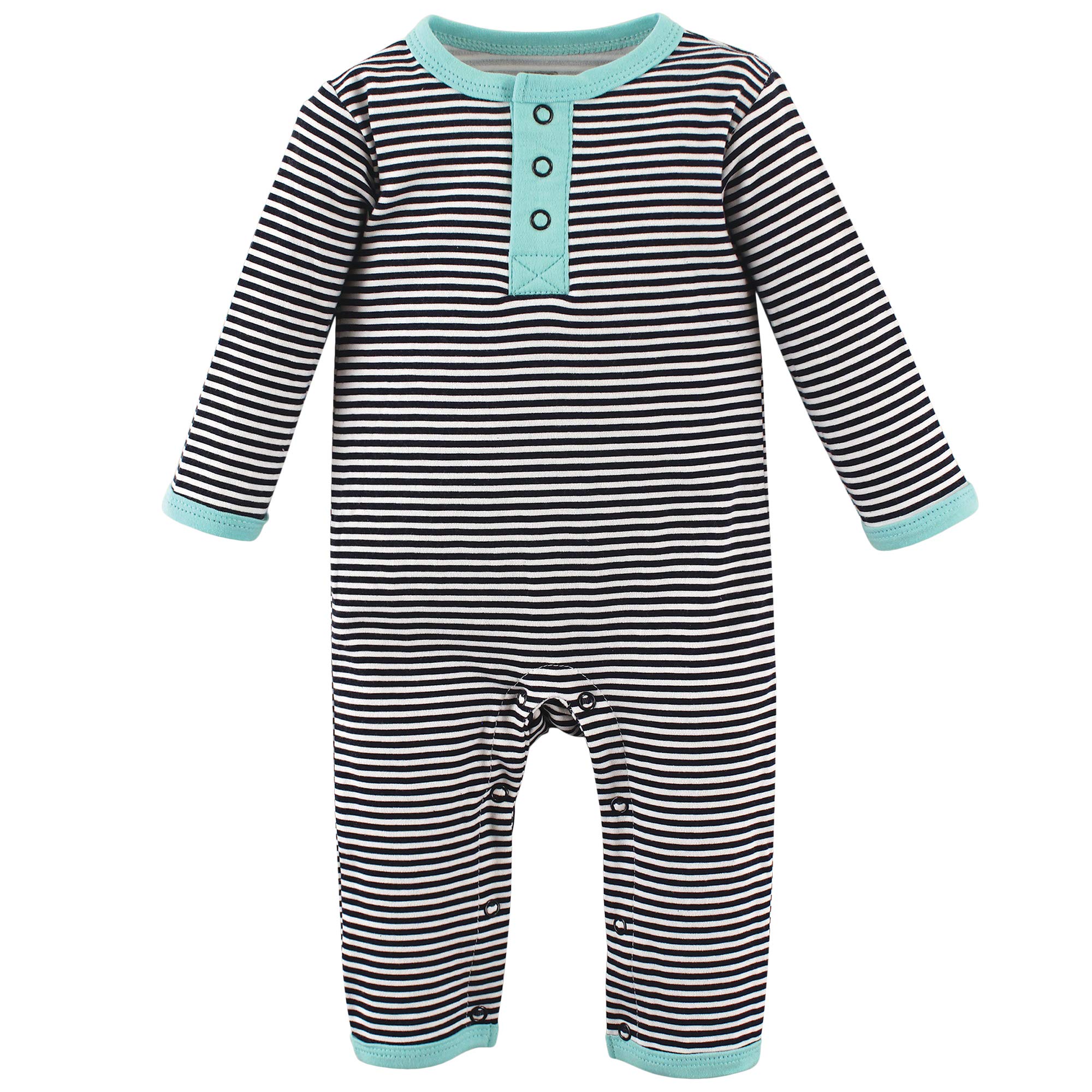 Hudson Baby Unisex Baby Cotton Coveralls Whale, 3-6 Months