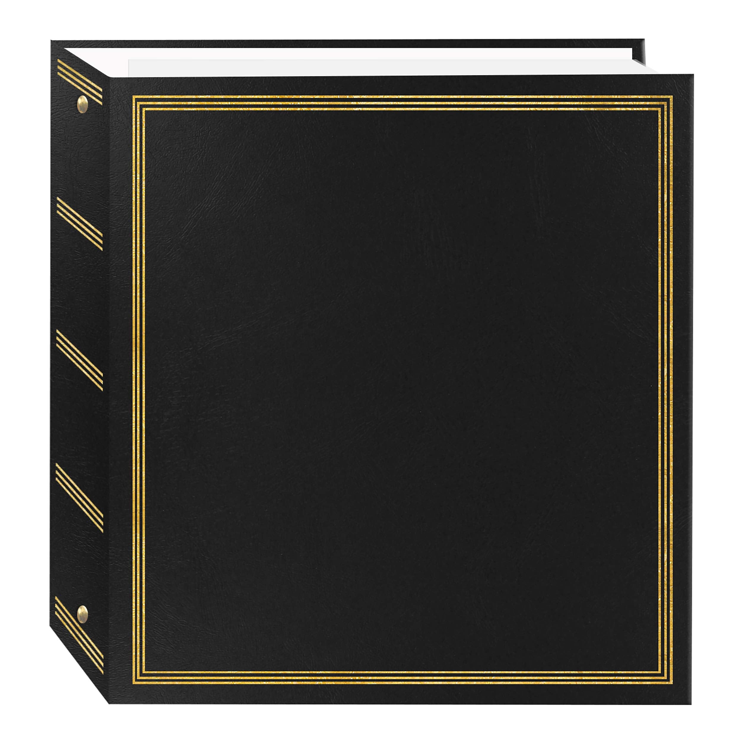 Pioneer Photo Albums TR-100 Black Magnetic 3-Ring Photo Album 100 Page, ys/m