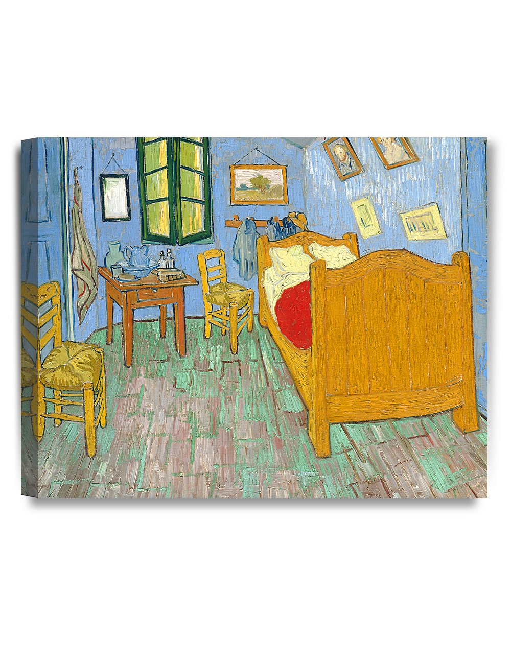 Decorarts - Bedroom In Arles (Third Version), Vincent Van Gogh Art Reproduction. Giclee Canvas Prints Wall Art For Home Decor 20
