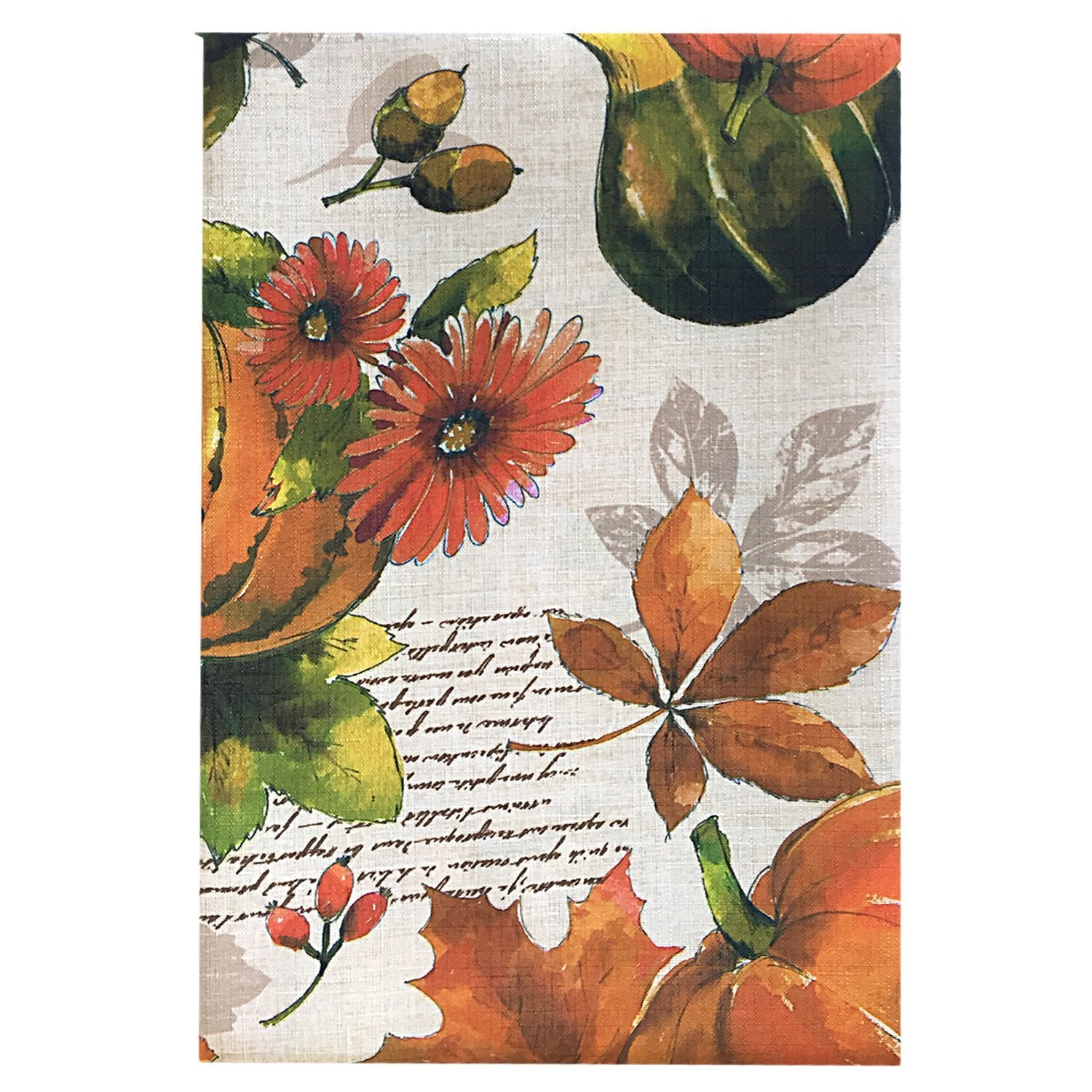 Elrene Home Fashions Grateful Season Fall Harvest Tablecloth, 60 In X 120, Oblong