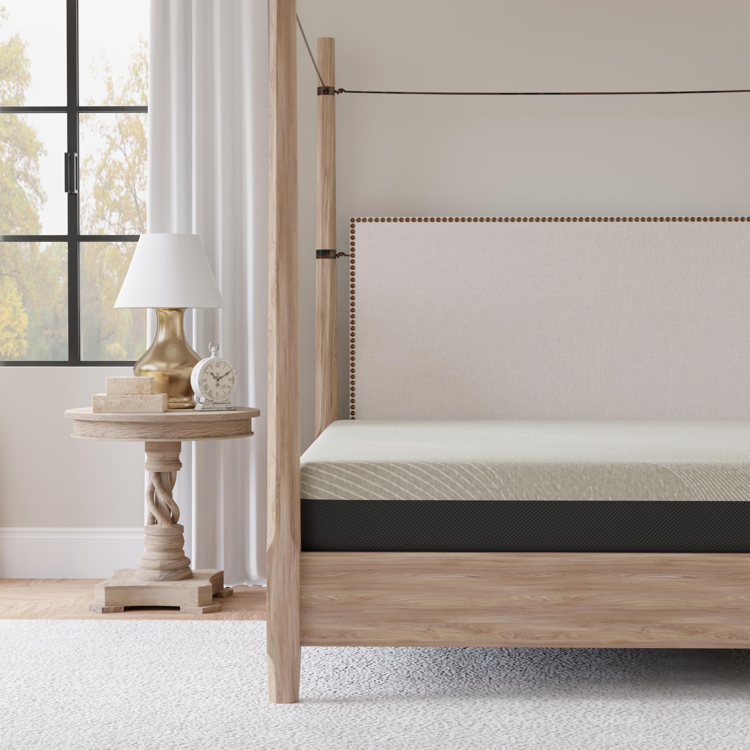 Omne Gel 12 Inch Gel Memory Foam Mattress - Twin XL, Soft Feel, Cooling Layer for Pressure Relief, CertiPUR-US Certified, Fiberg