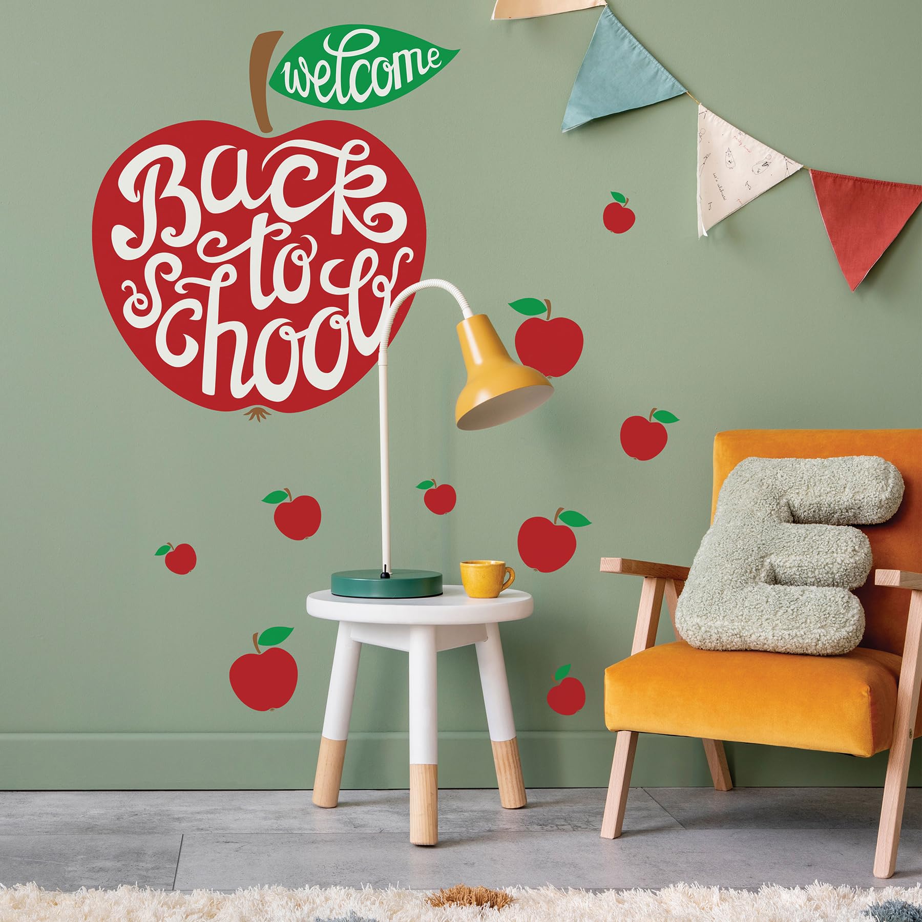 Back To School Apple Wall Decals By Roommates, Rmk5522Gm