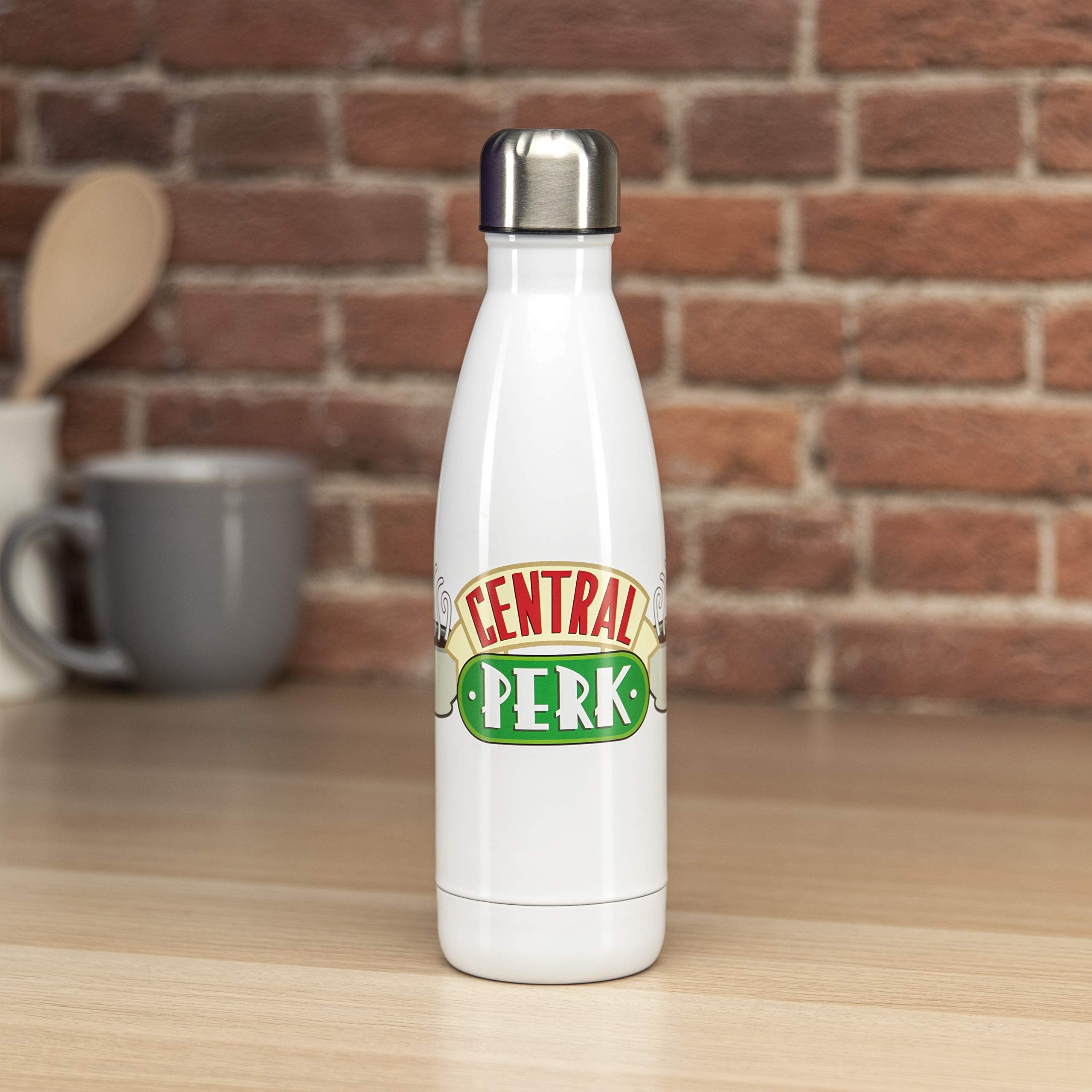 Paladone Friends Officially Licensed Merchandise - Friends Central Perk Large Metal Water Bottle