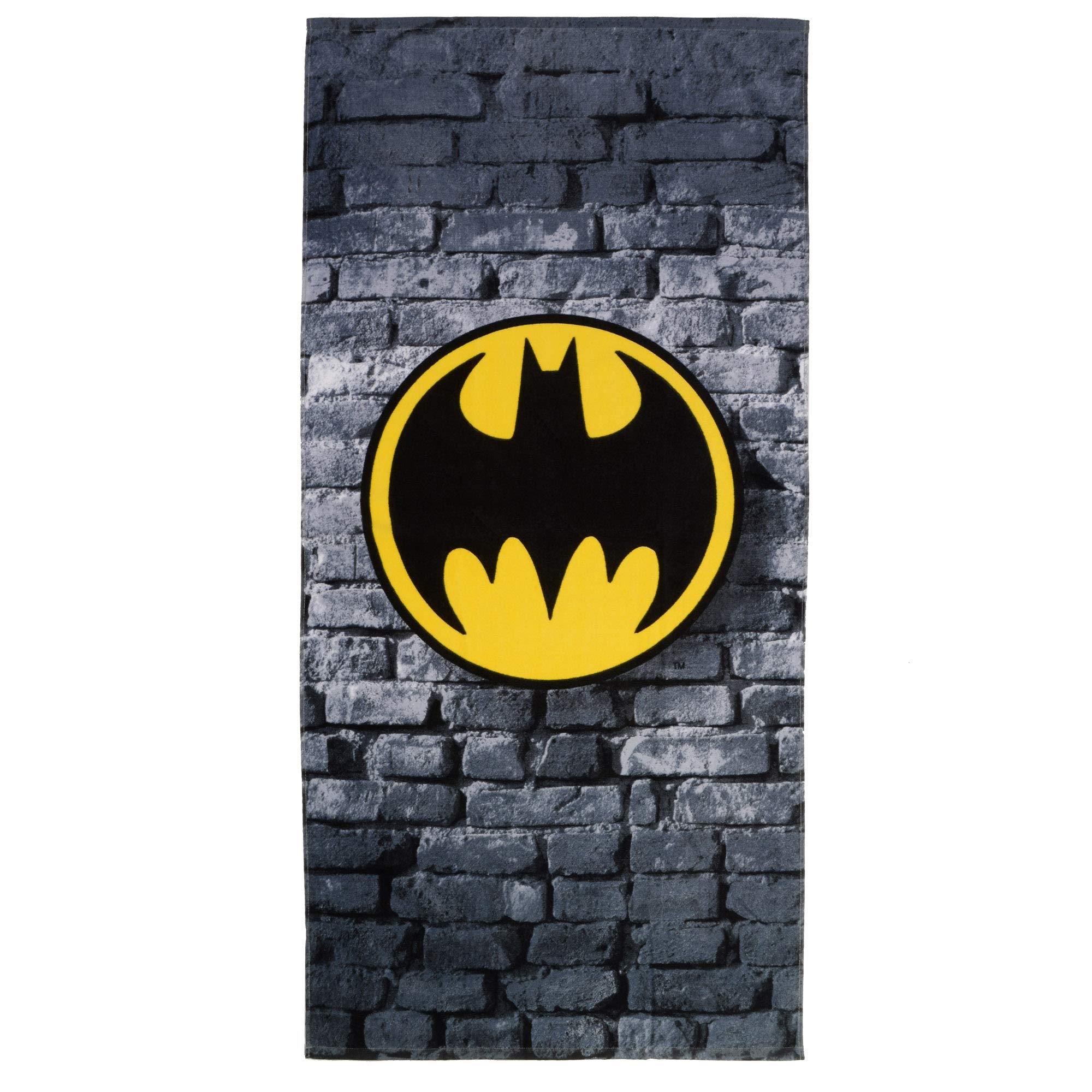 Franco Kids Cotton Beach Towel, 58 In X 28 In, Batman