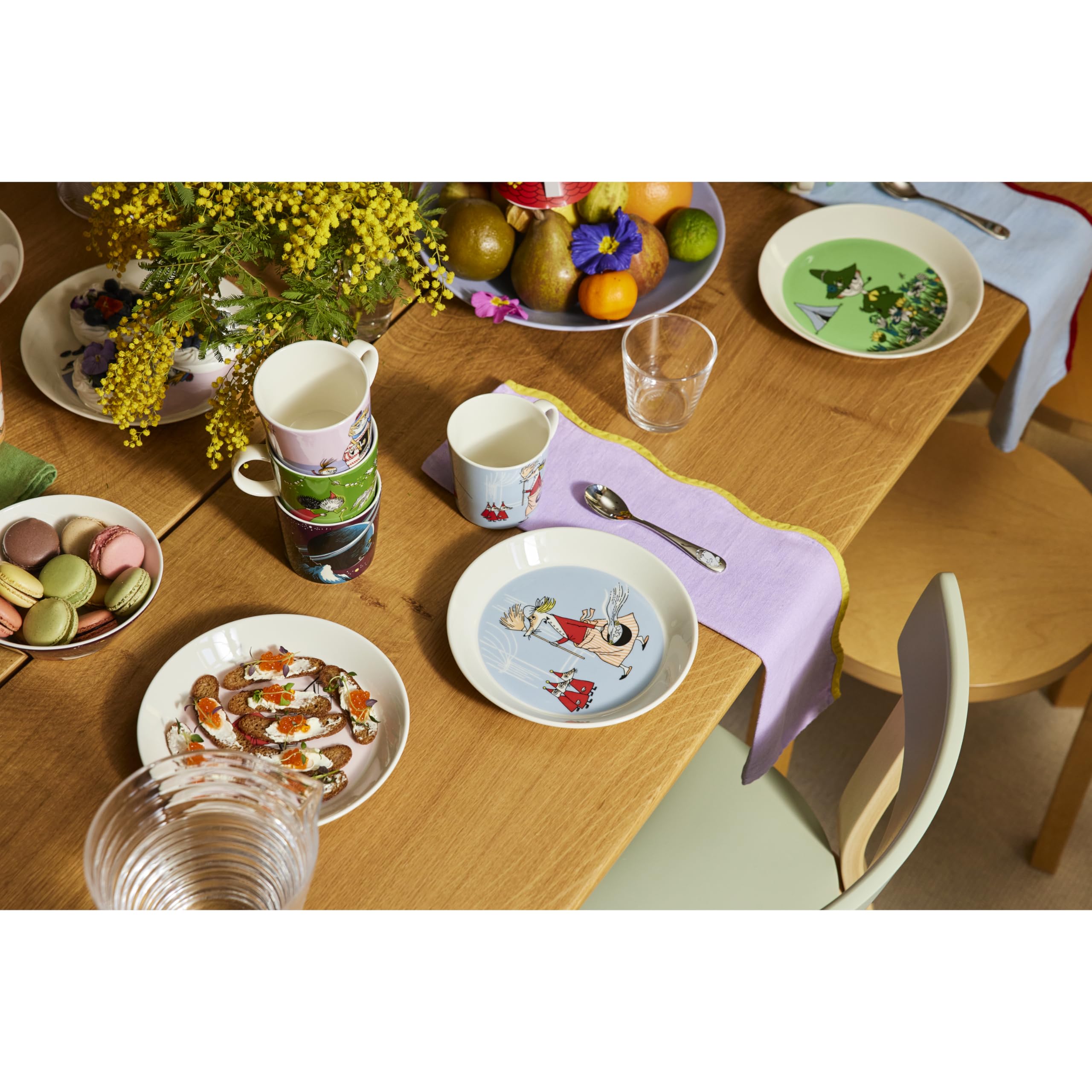 Arabia Moomin Plate 7.48In Fillyjonk, Grey