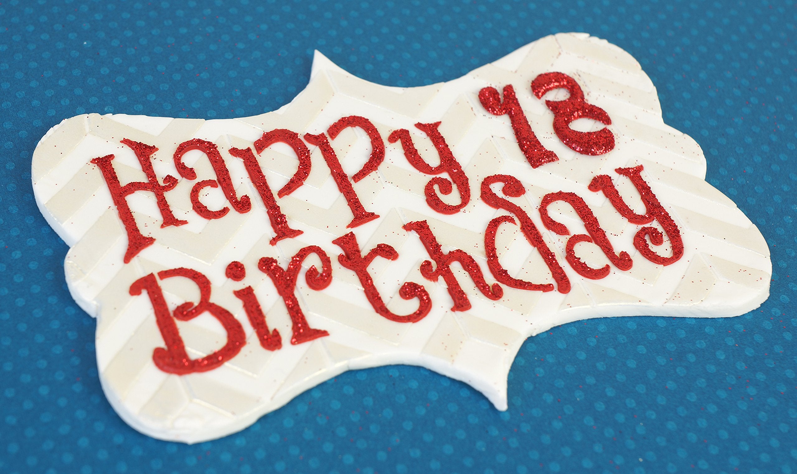 Happy Birthday Plaque Cake Stencil By Designer Stencils