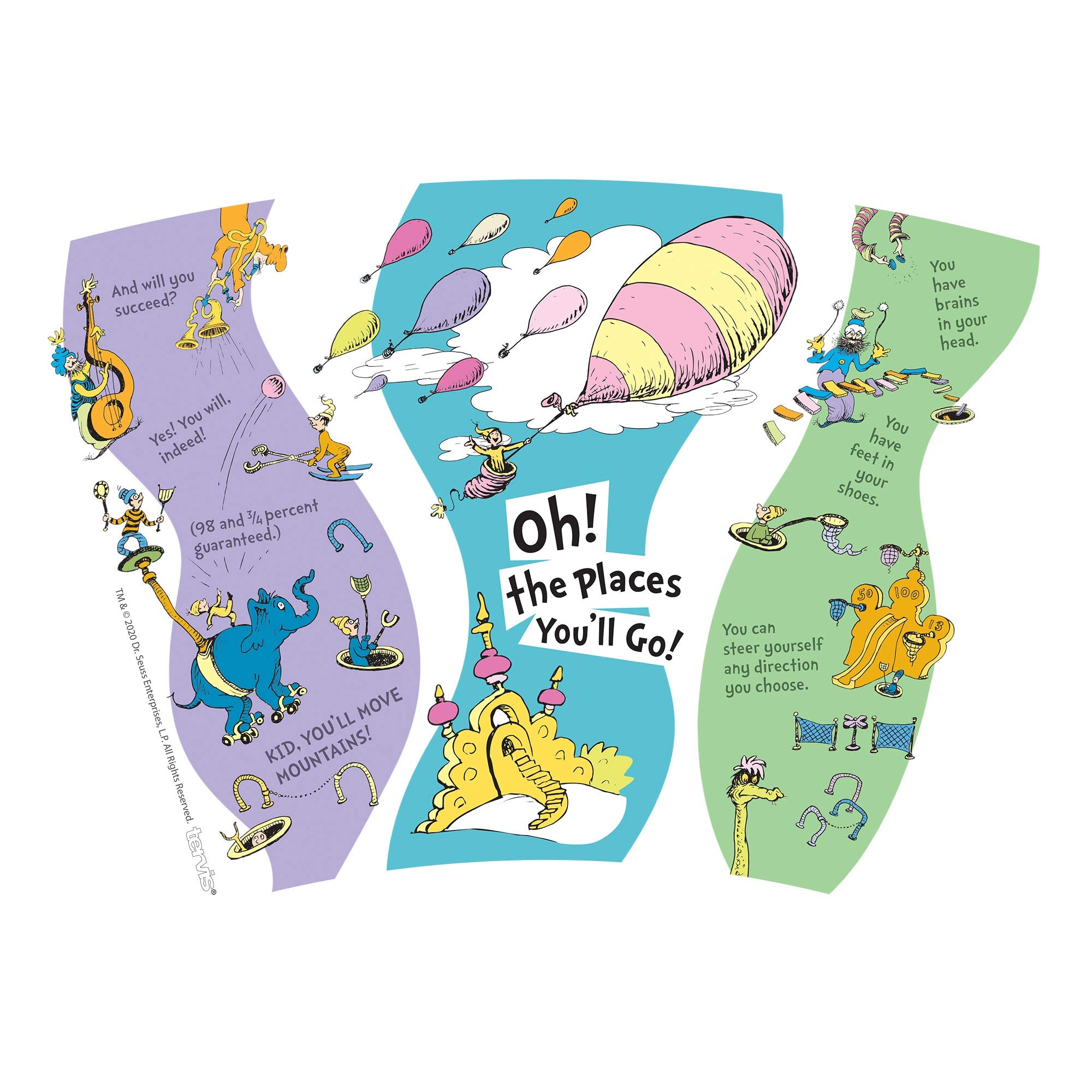 Tervis Dr. Seuss Oh The Places You'Ll Go Quote Graduation Made In Usa Double Walled Insulated Tumbler Travel Cup Keeps Drinks Co