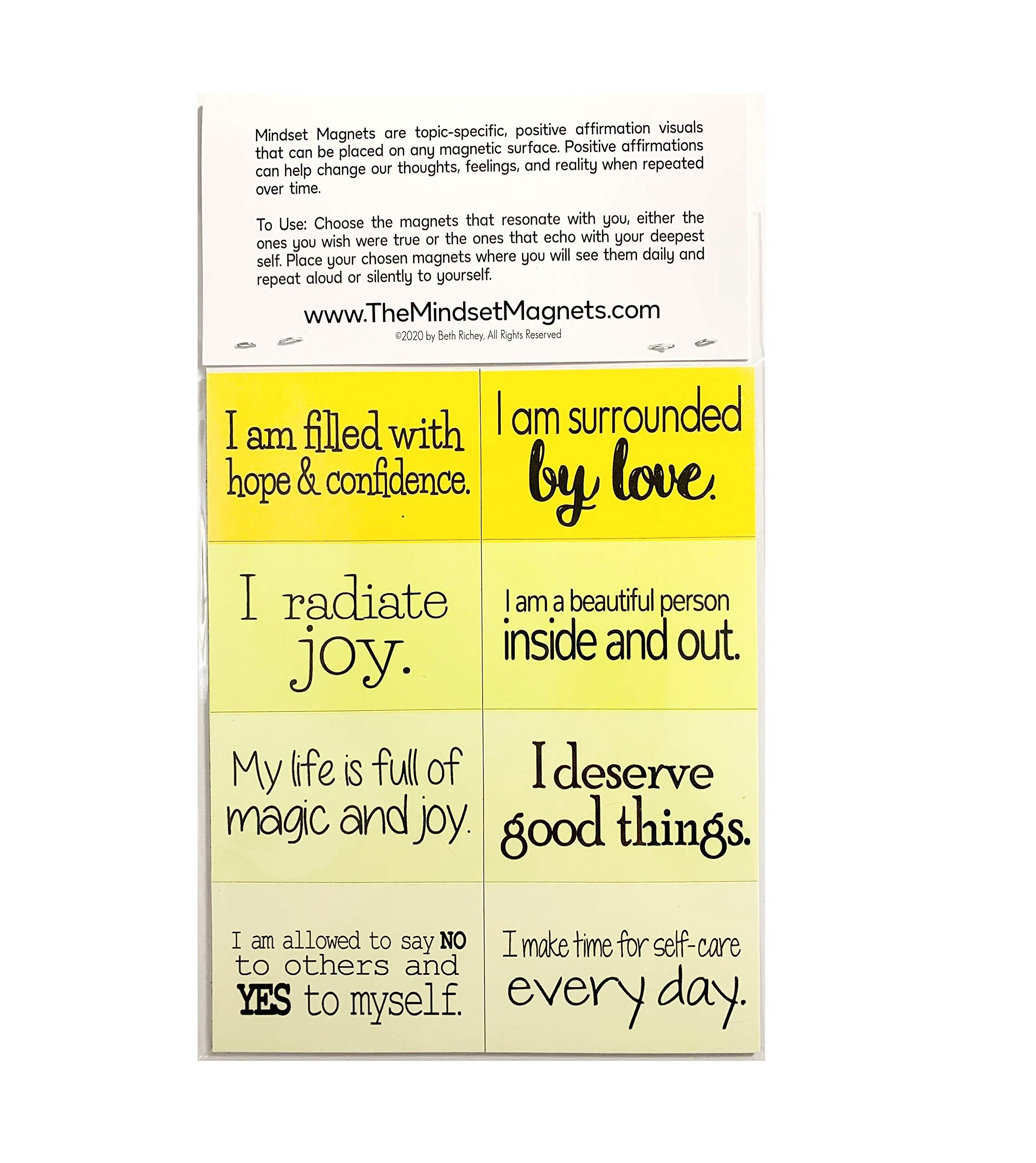 Mindset Magnets: Positive Affirmations For Self-Love