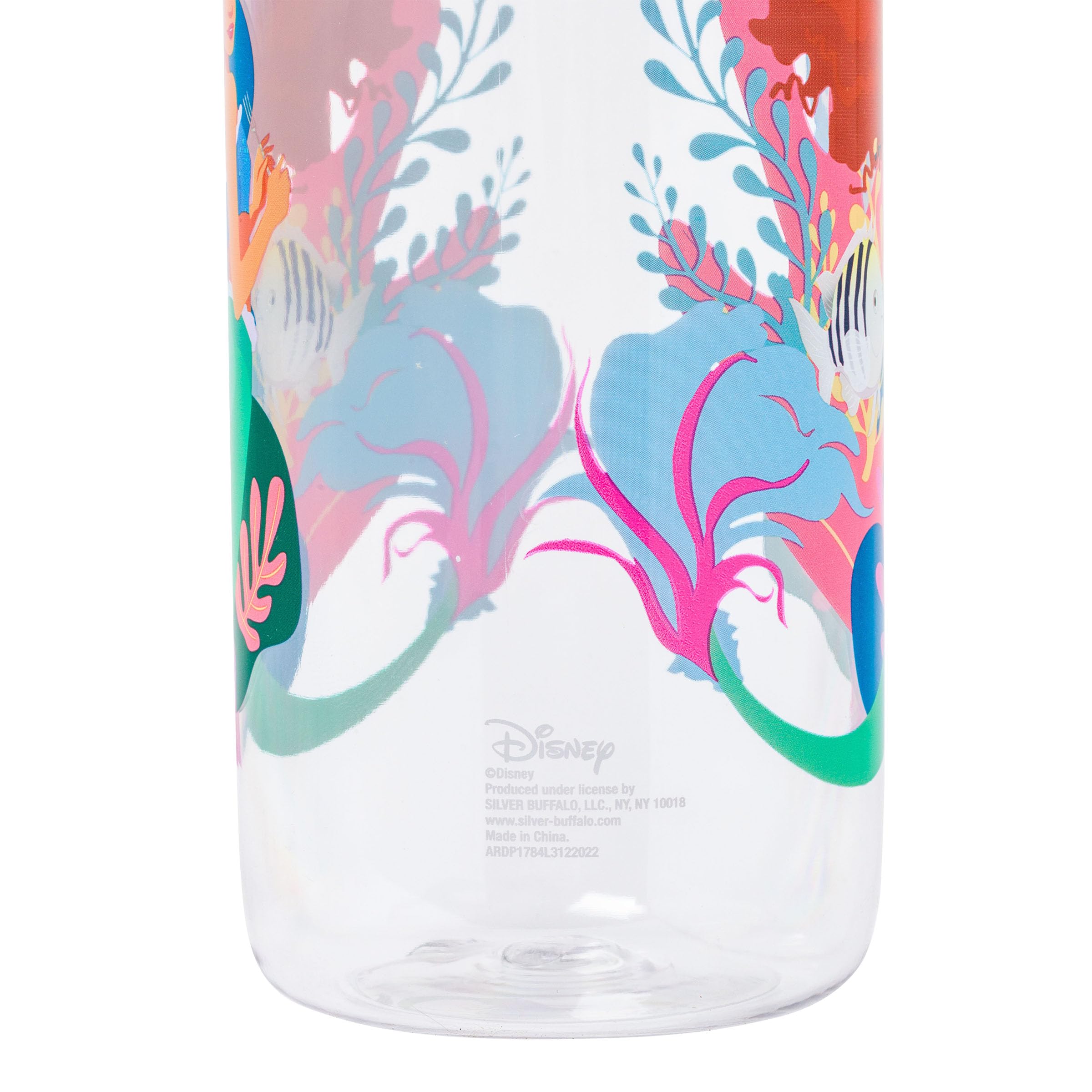 Silver Buffalo Disney The Little Mermaid Live Action Movie Ariel A Part Of Your World Water Bottle With Screw-On Lid, 28 Ounces