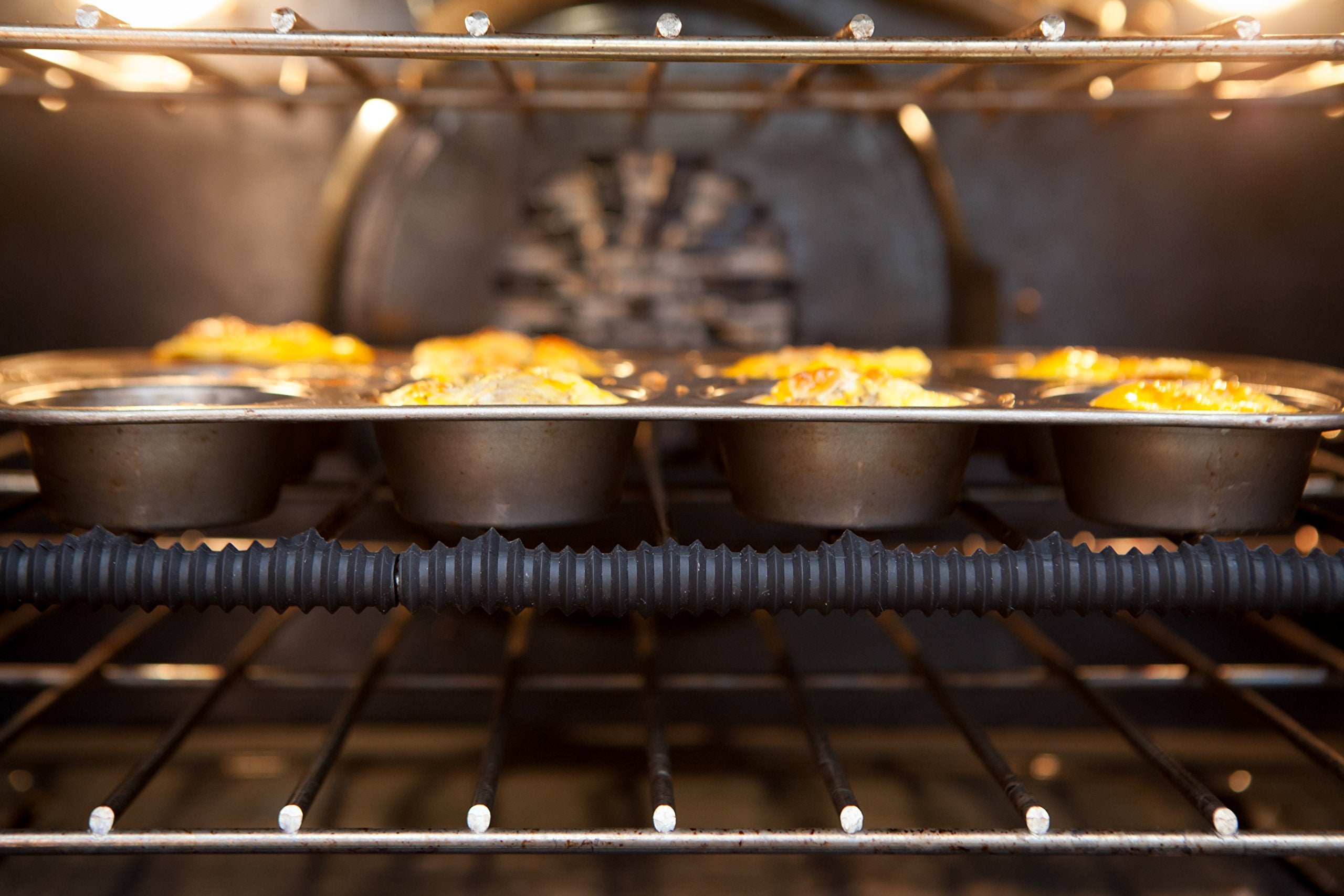 Fitfabhome 3 Pack Oven Rack Shields | 100% Certified Bpa Free | Heat Resistant Silicone | Protect Against Burns And Scars