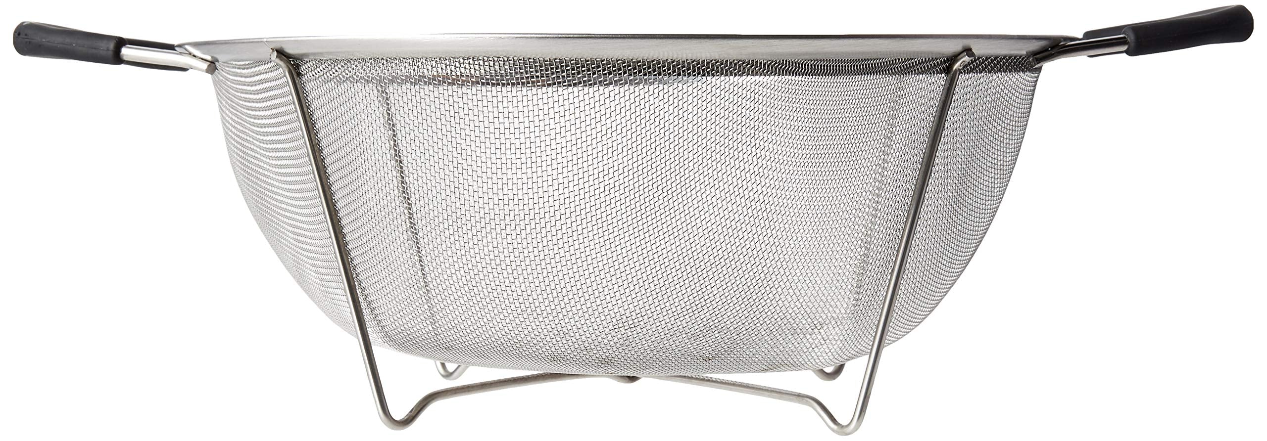 Excelsteel Heavy Gauge Mesh Colander With Santopreme Handles, 11-1/4-Inch