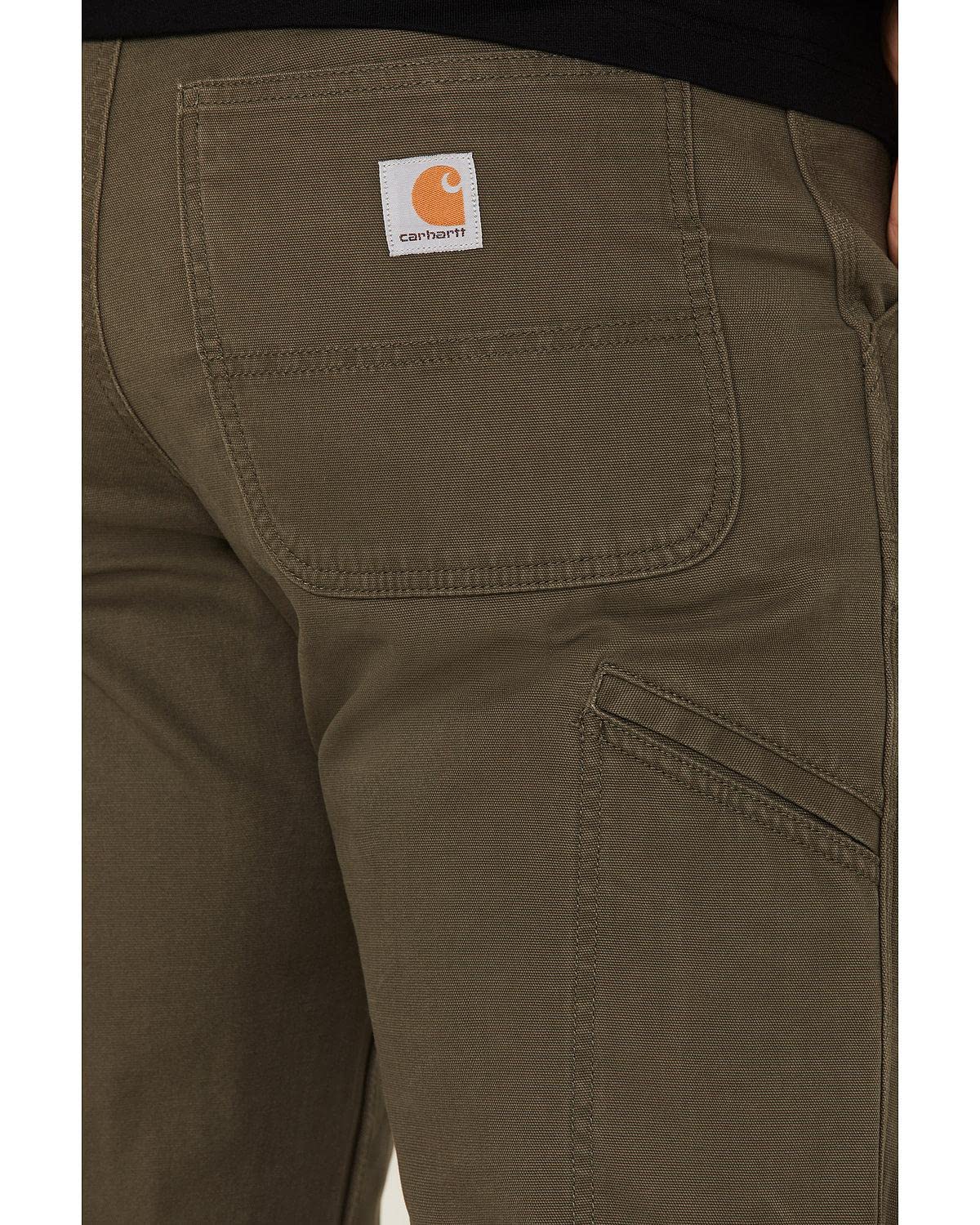 Carhartt Mens Rugged Flex Rigby Double Front Pant, Tarmac, 35 X 32