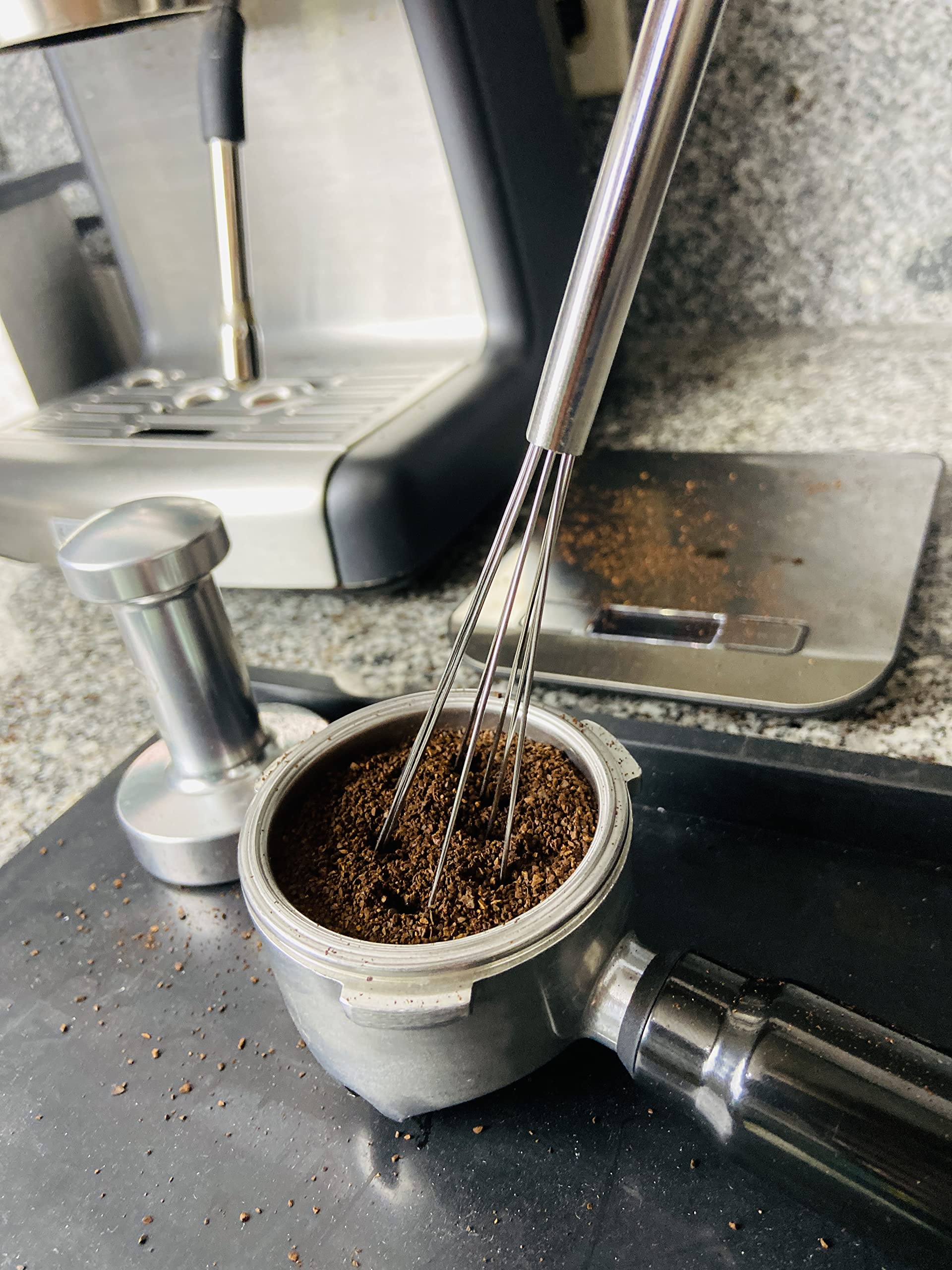 Rattleware Espresso Whisk, Reduce Clumps, Mix Specialty Drinks, Fully Wet The Grounds, Ensure Even Coffee Distribution And Bette