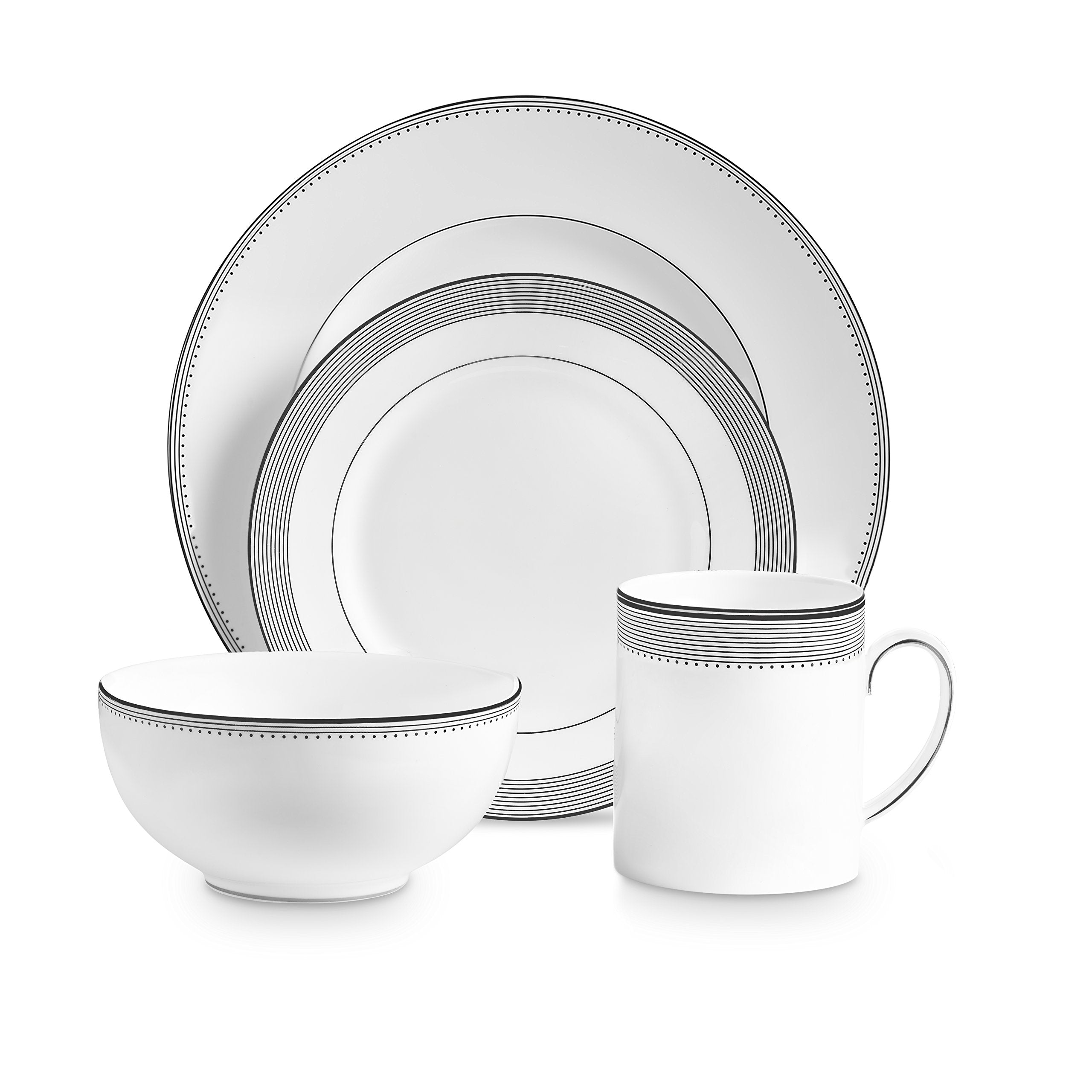Vera Wang for Wedgwood Grosgrain 4-Piece Place Setting