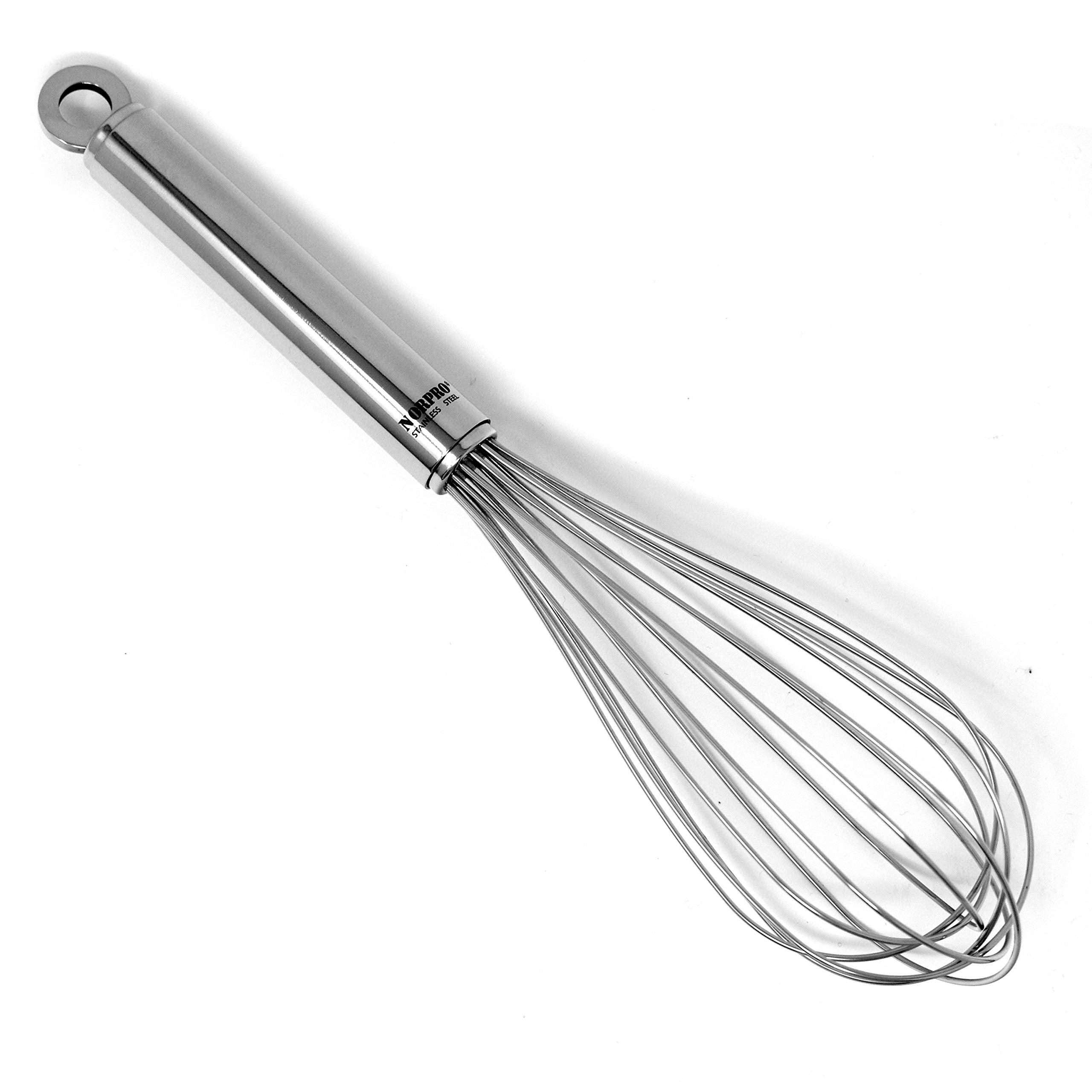 Norpro Krona 10-Inch Stainless Steel Whisk,Silver