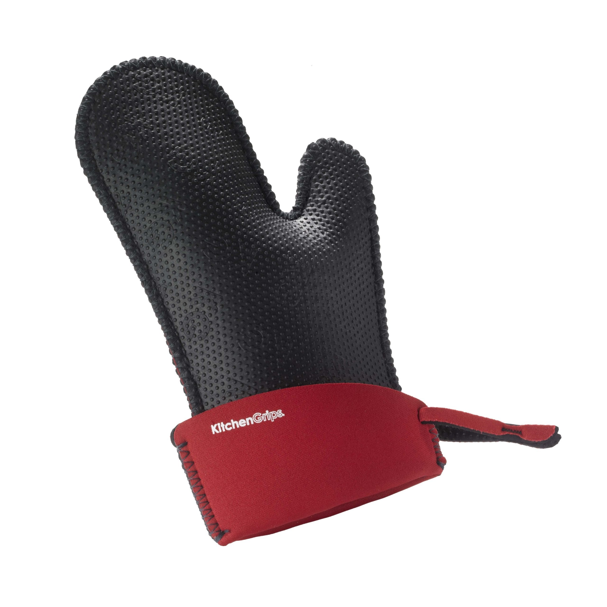 Kitchen Grips Chef'S Mitt, Small, Cherry/Black